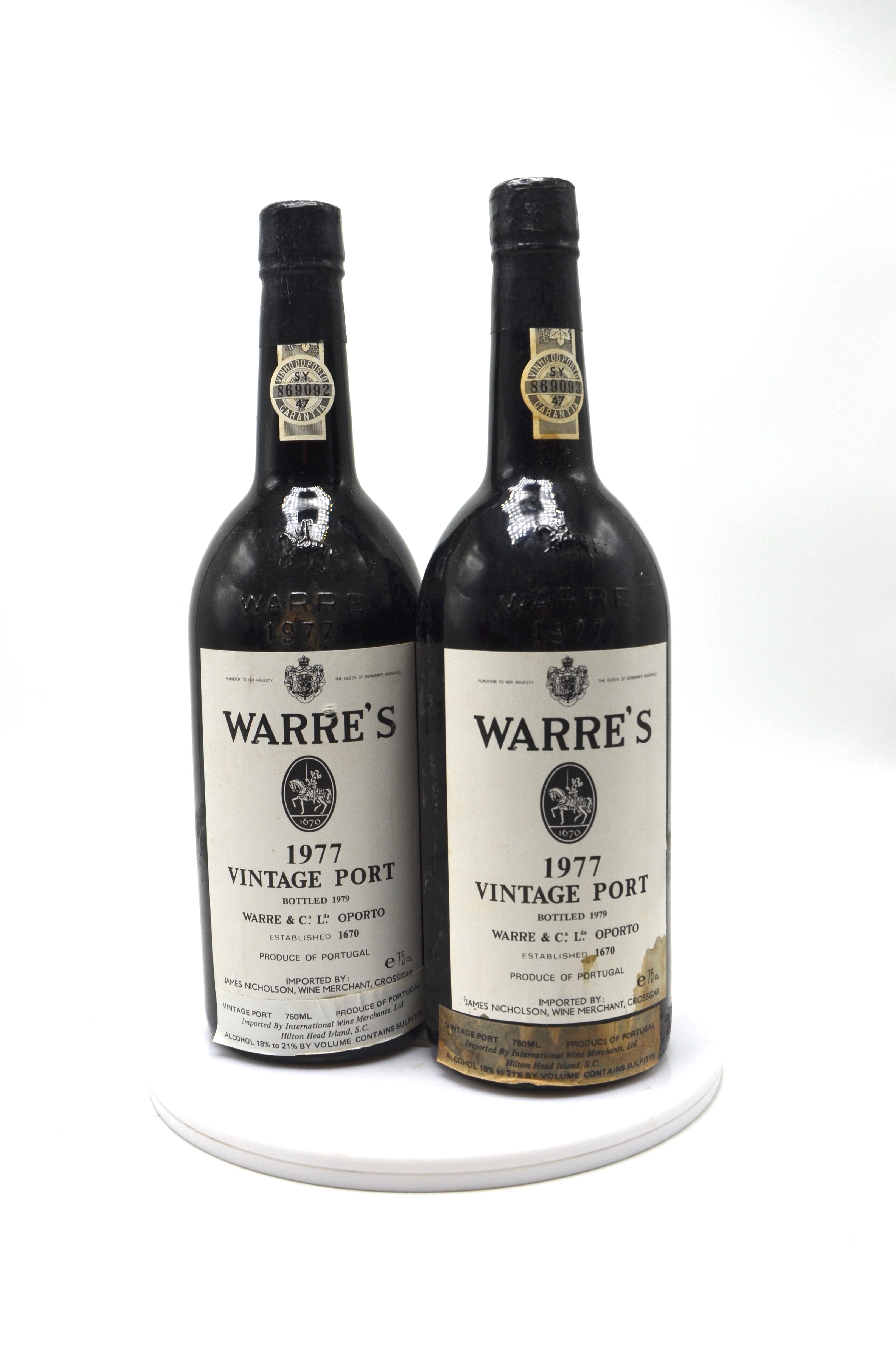 1977 Warre's Vintage Port