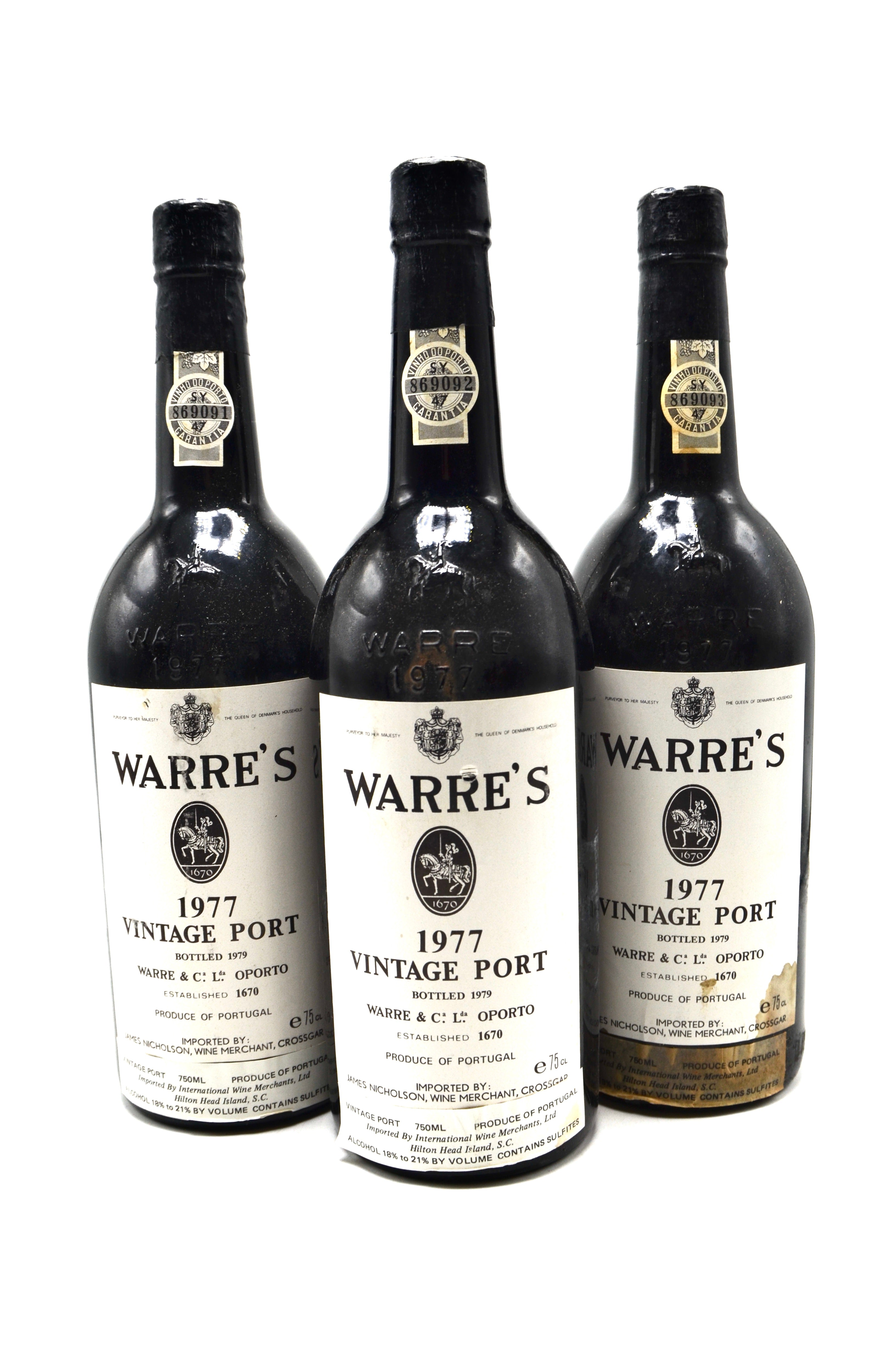 1977 Warre's Vintage Port