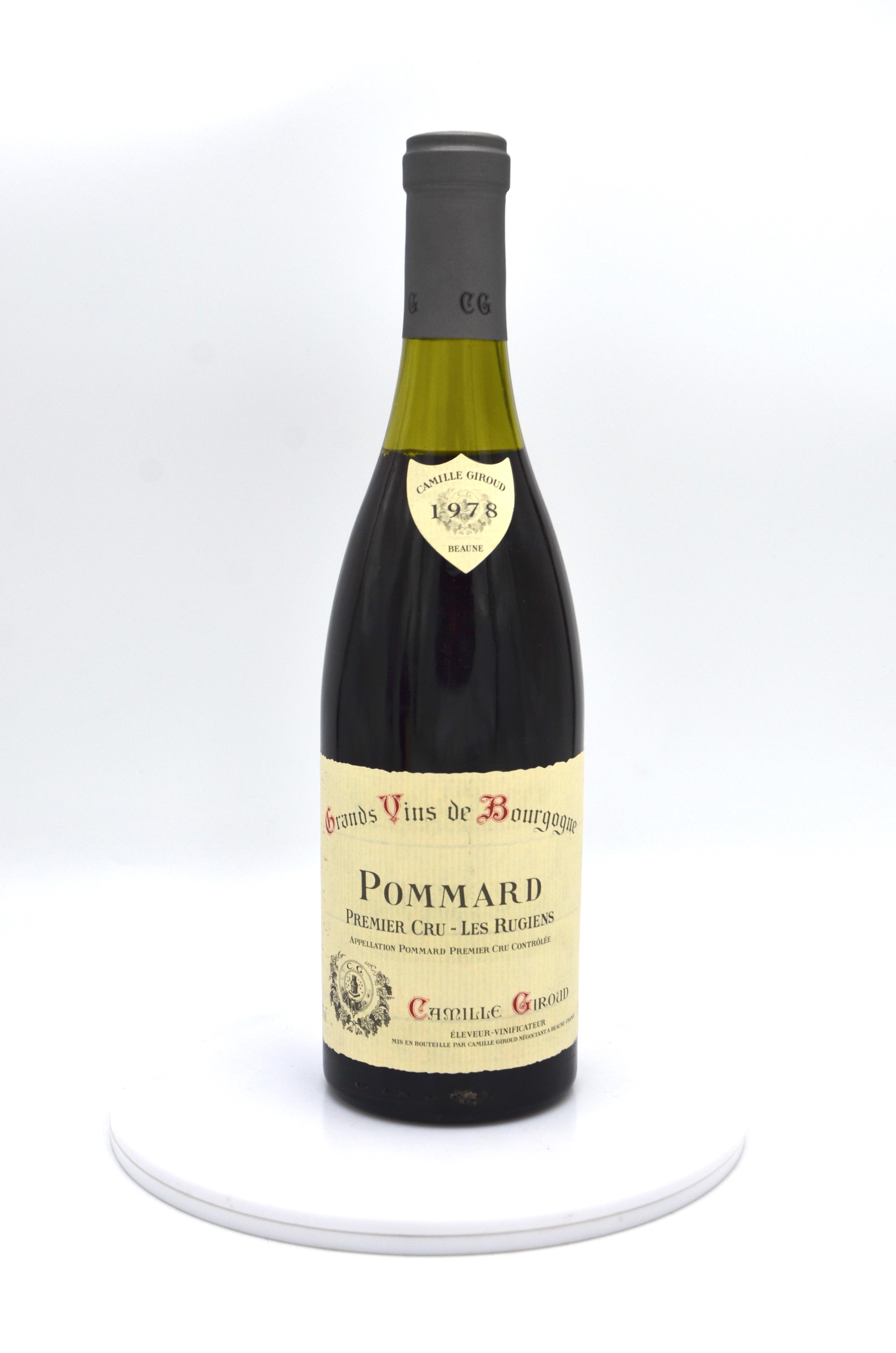 1978 Camille Giroud Pommard, Les Rugiens, Premier Cru