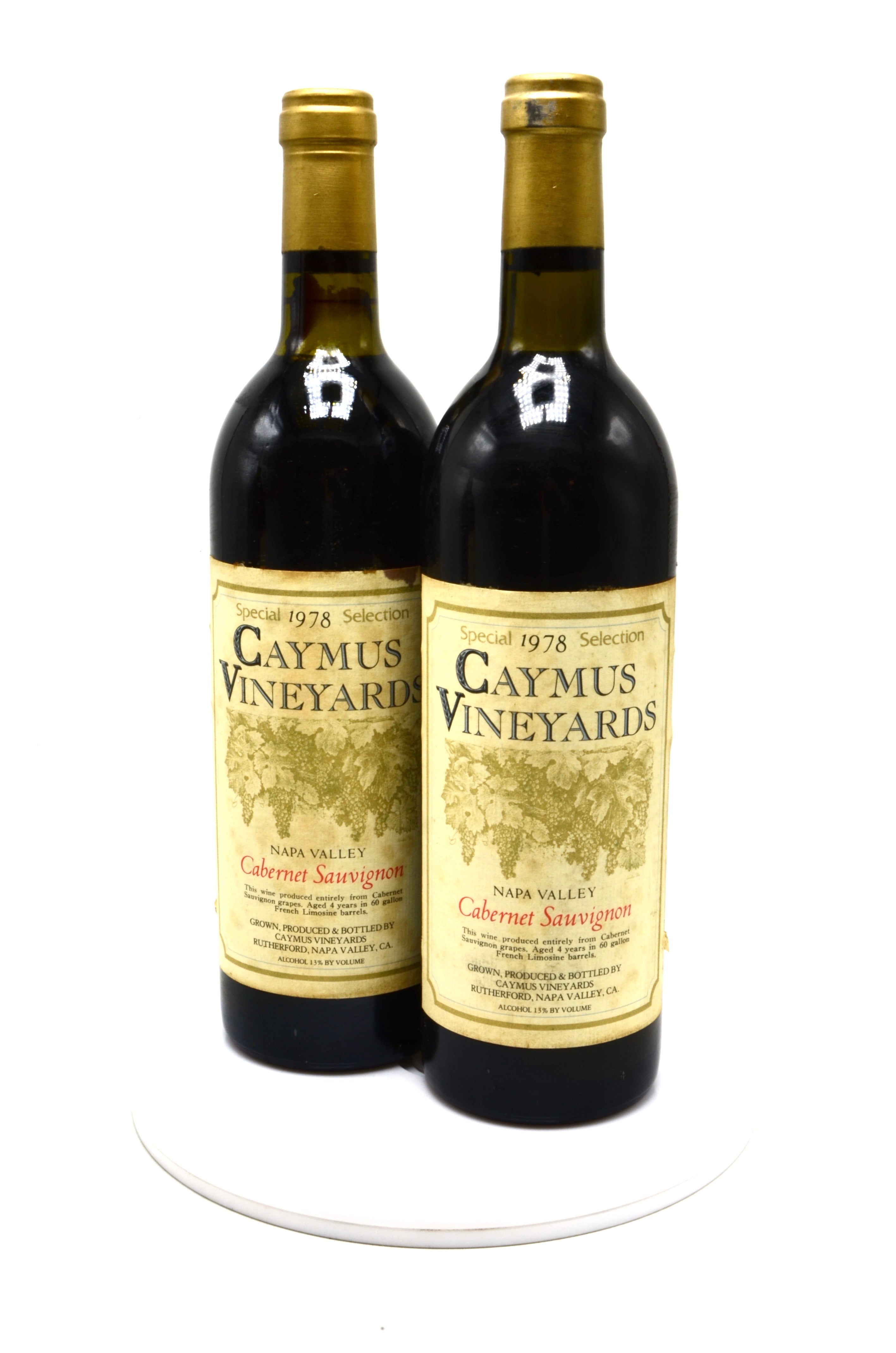 1978 Caymus Cabernet Sauvignon, Special Selection, Rutherford, Napa Valley