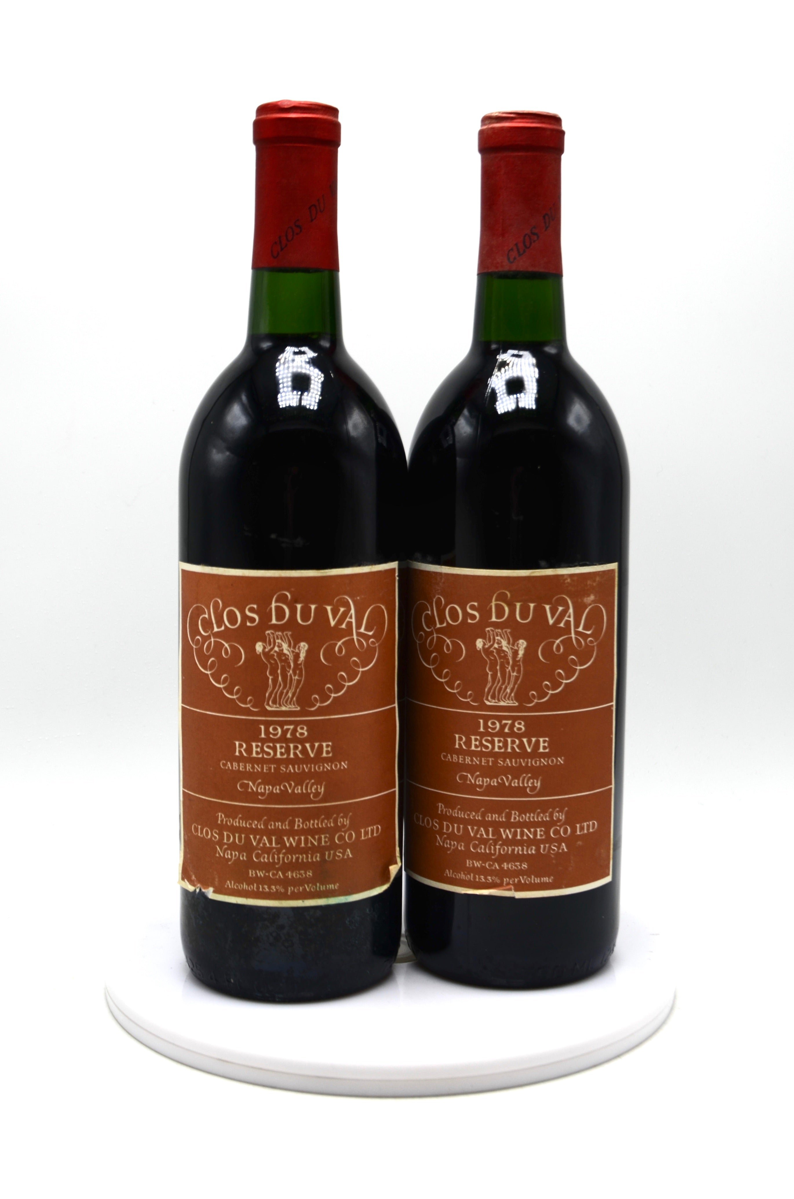 1978 Clos du Val Reserve Cabernet Sauvignon, Napa Valley
