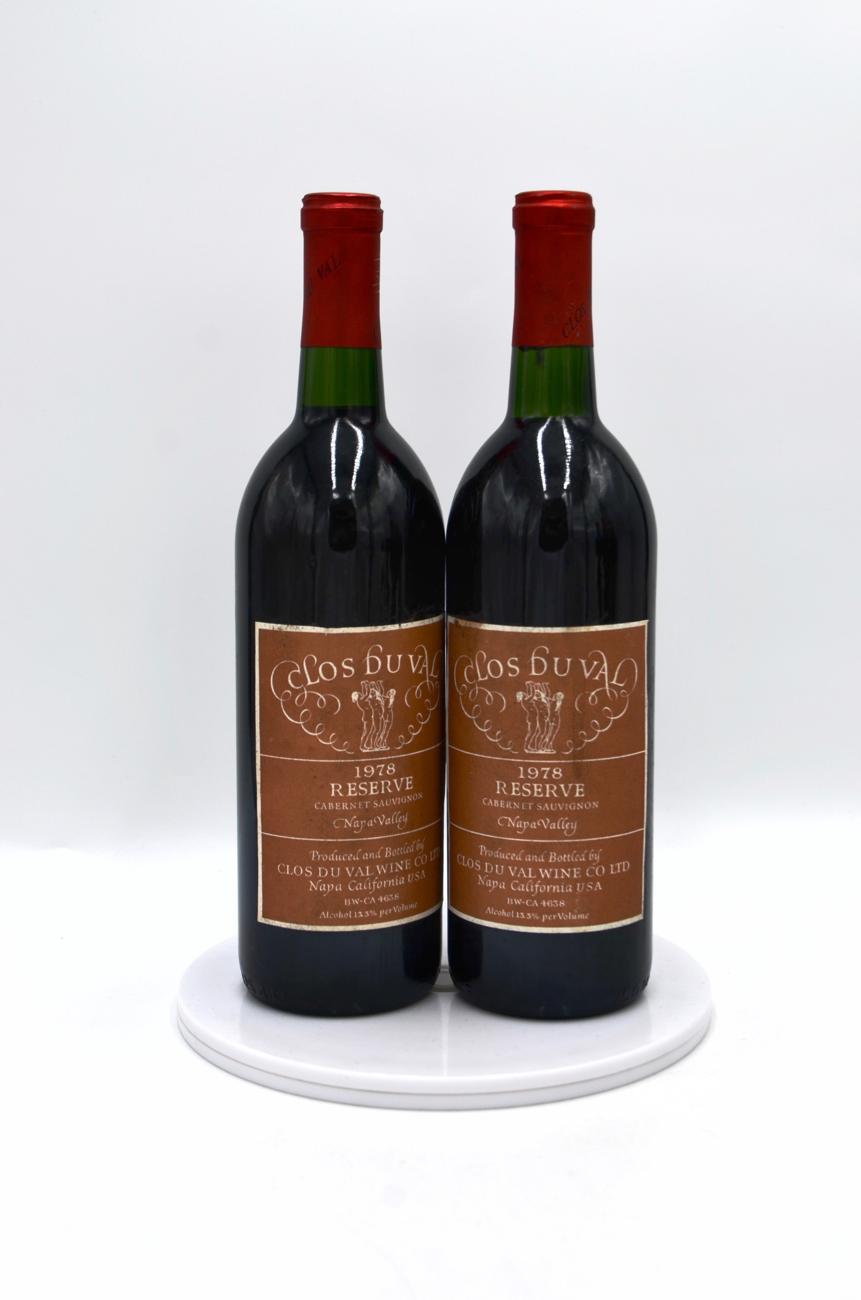 1978 Clos du Val Reserve Cabernet Sauvignon, Napa Valley