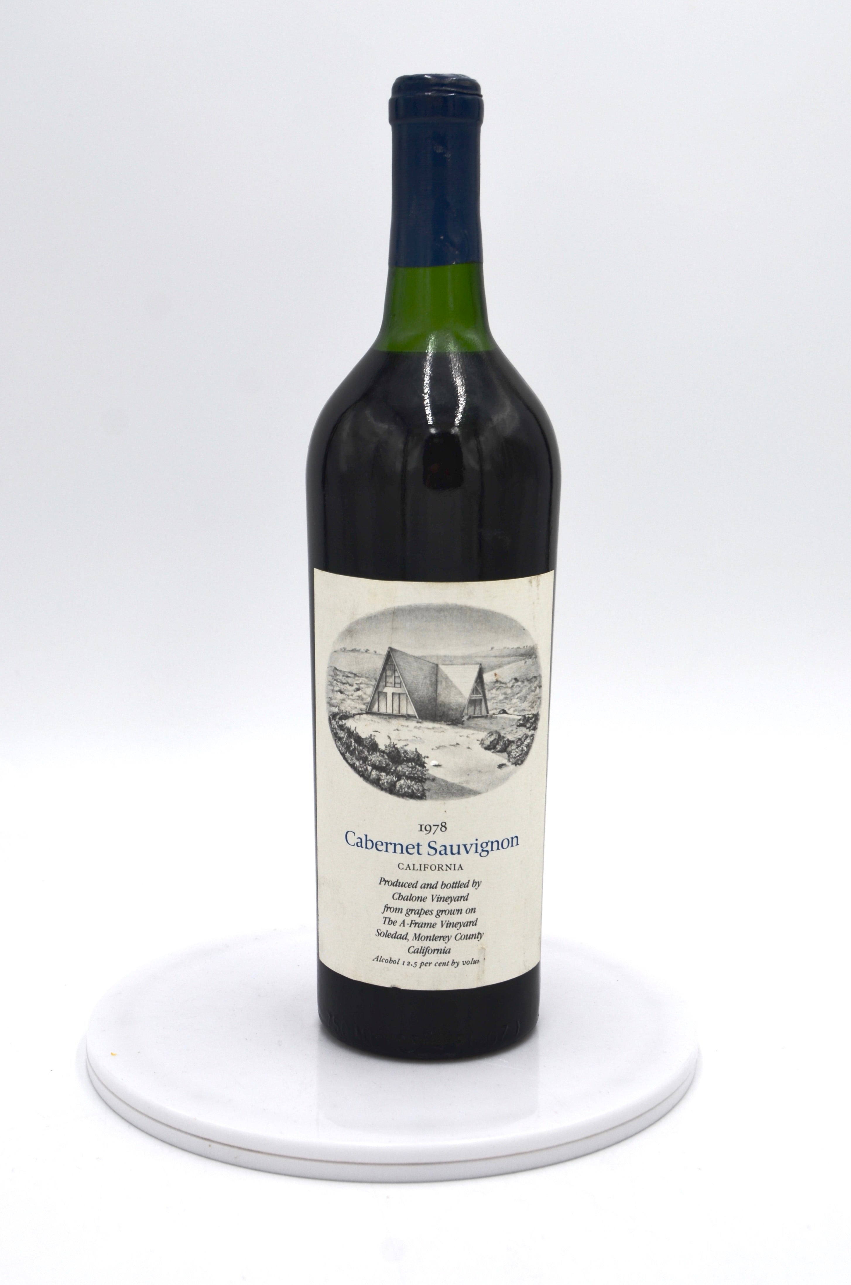 1978 Chalone Vineyard Cabernet Sauvignon, A-Frame Vineyard, Soledad, Monterey County