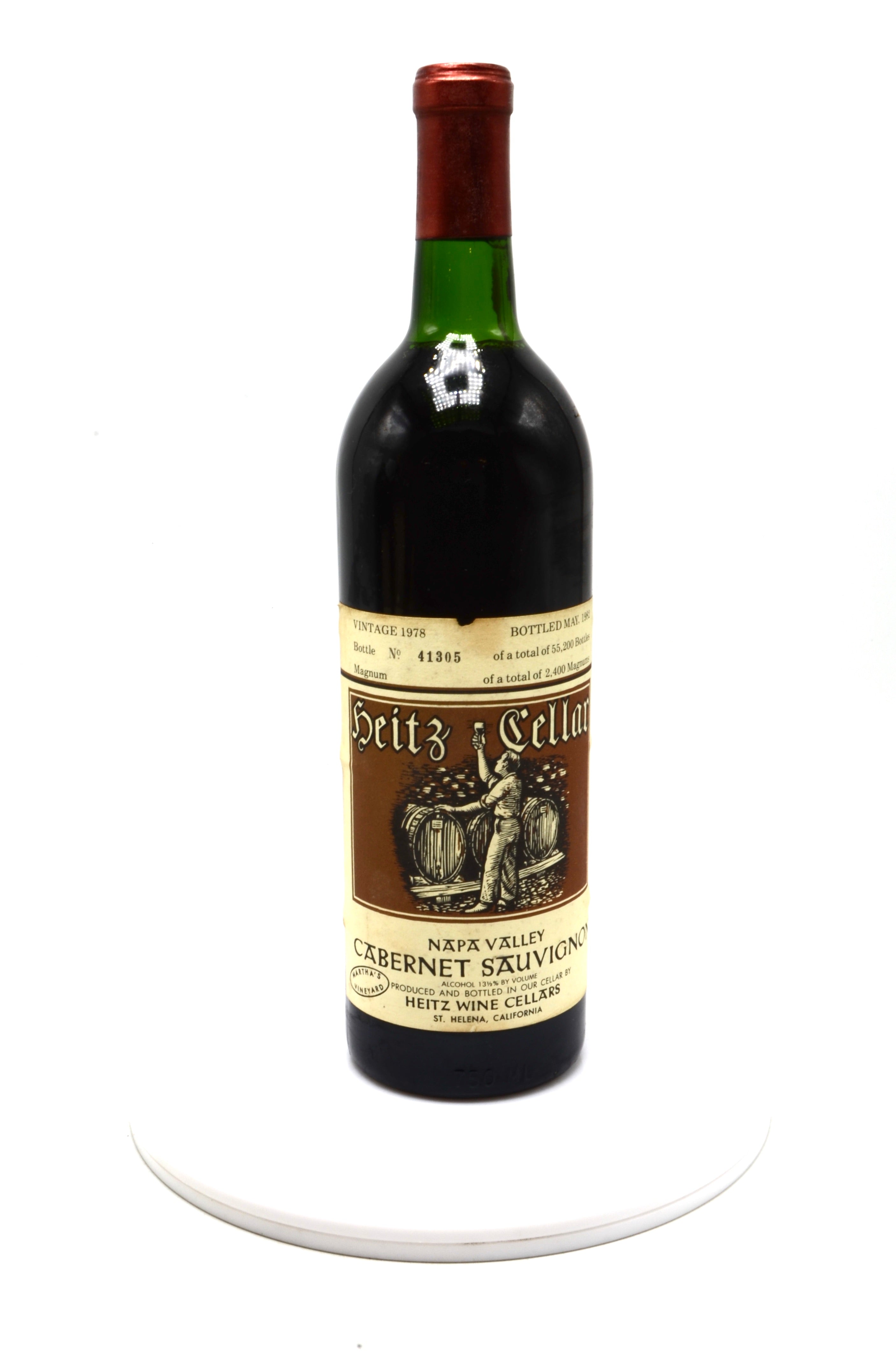 1978 Heitz Cellars Cabernet Sauvignon, Martha's Vineyard, Napa Valley
