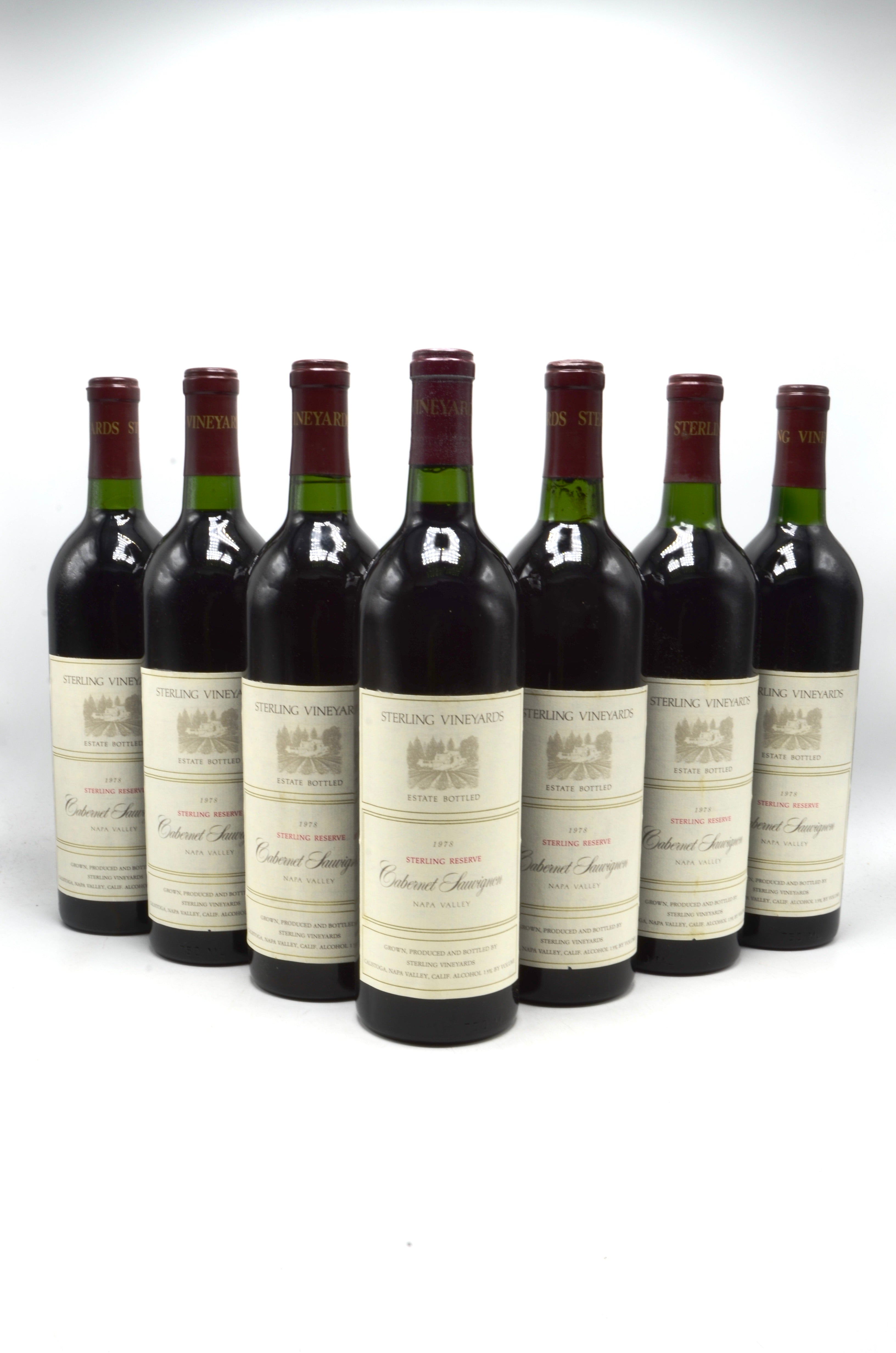 1978 Sterling Reserve Cabernet Sauvignon, Napa Valley