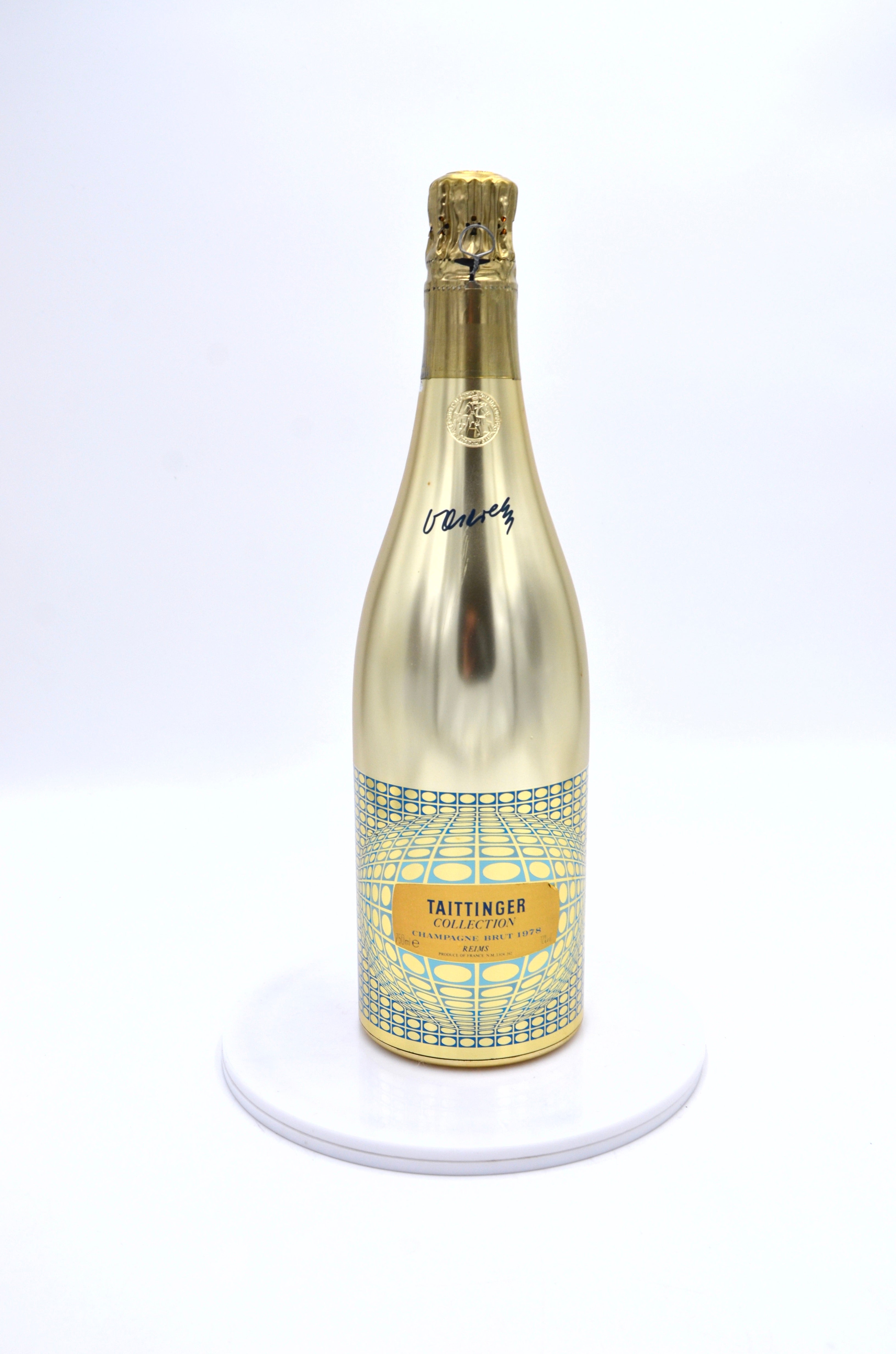 1978 Taittinger Brut Champagne, Artist Collection (Victor Vasarelly)