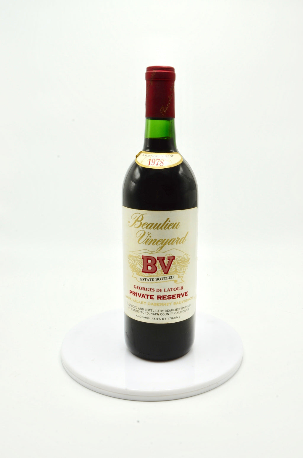 1978 Beaulieu Vineyard Georges de Latour Private Reserve Cabernet Sauvignon, Napa Valley