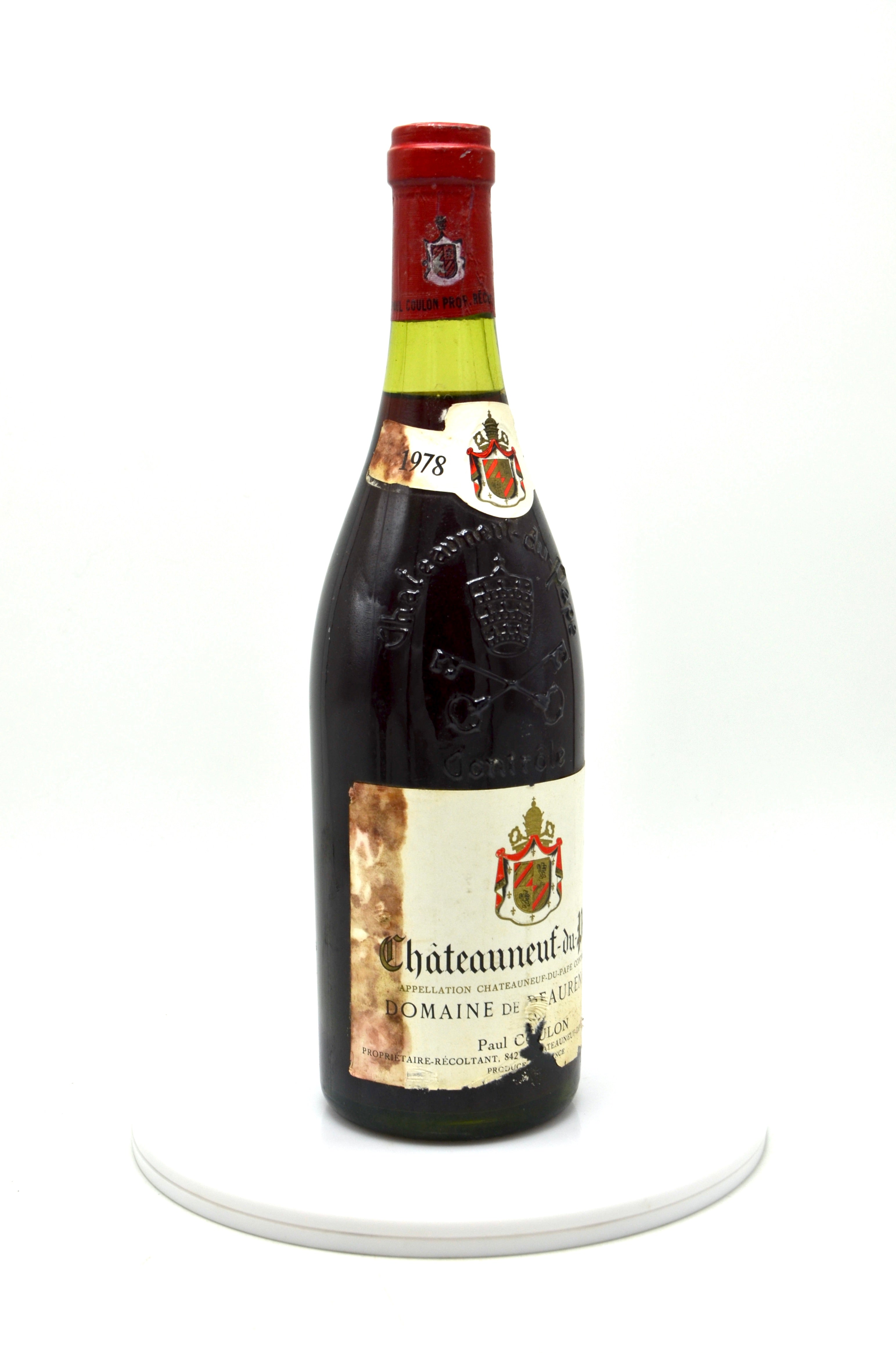 1978 Domaine de Beaurenard (Paul Coulon) Chateauneuf du Pape, Rhone