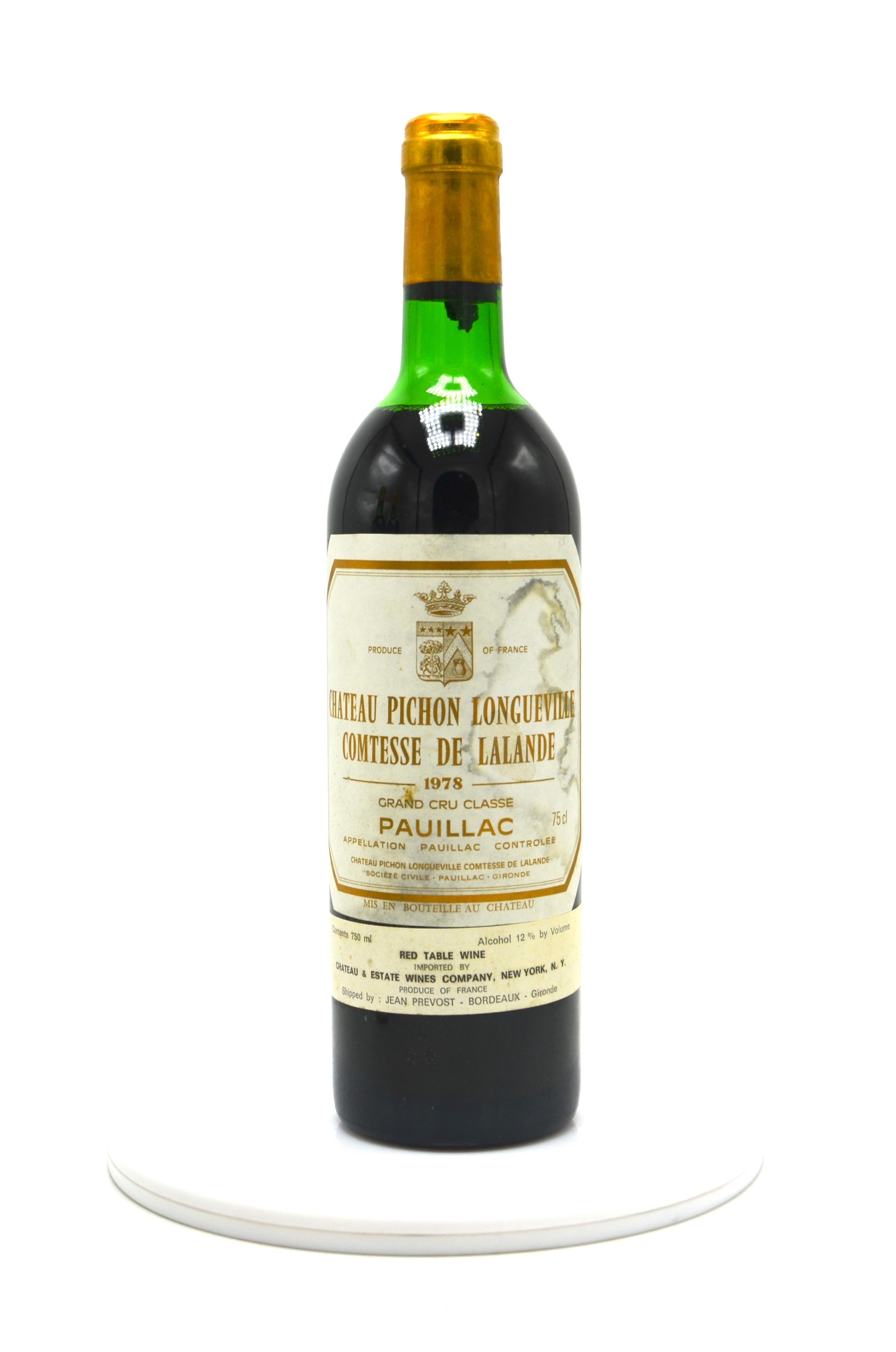 1978 Château Pichon Lalande, Pauillac