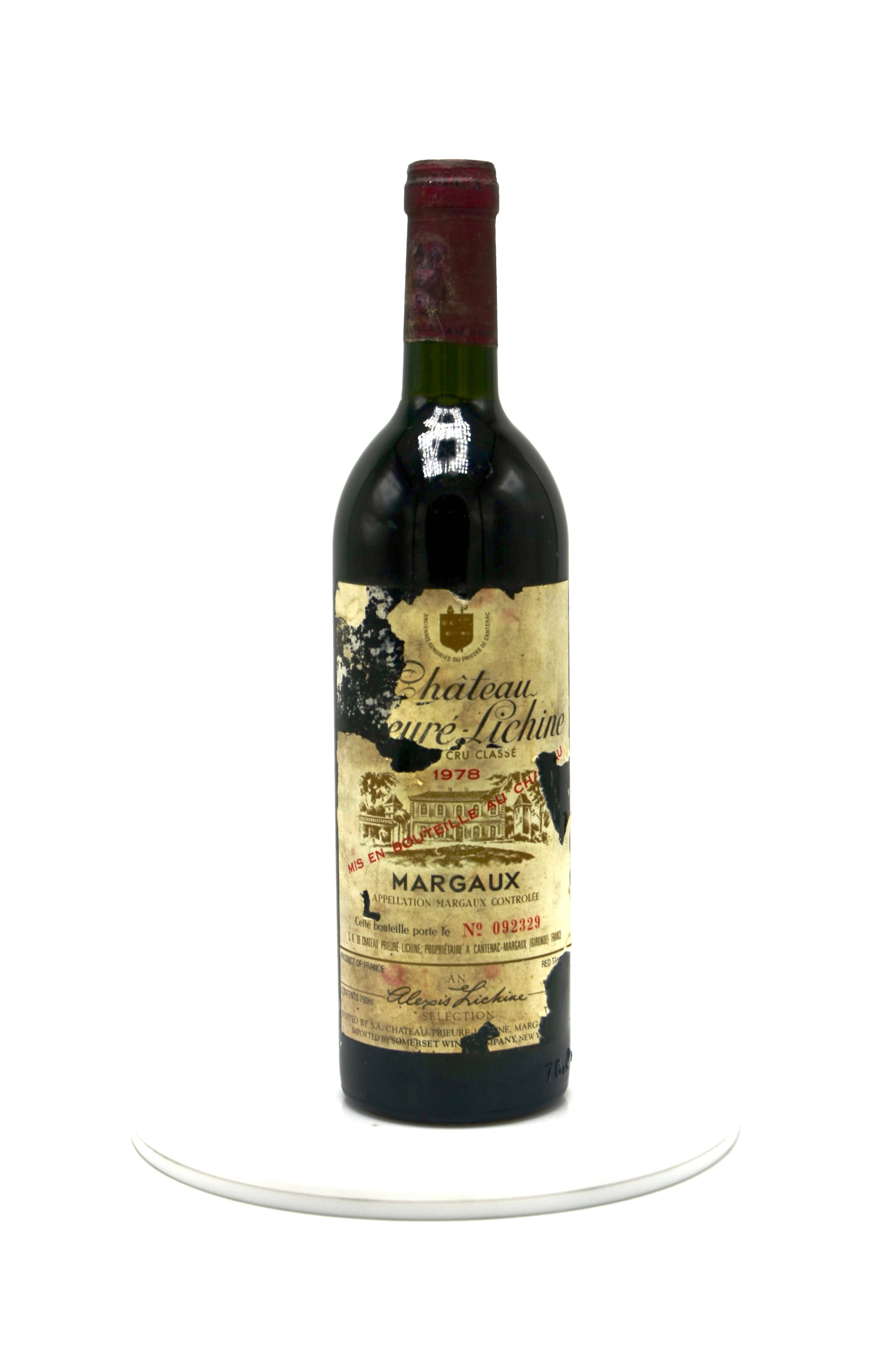 1978 Chateau Prieure-Lichine, Margaux