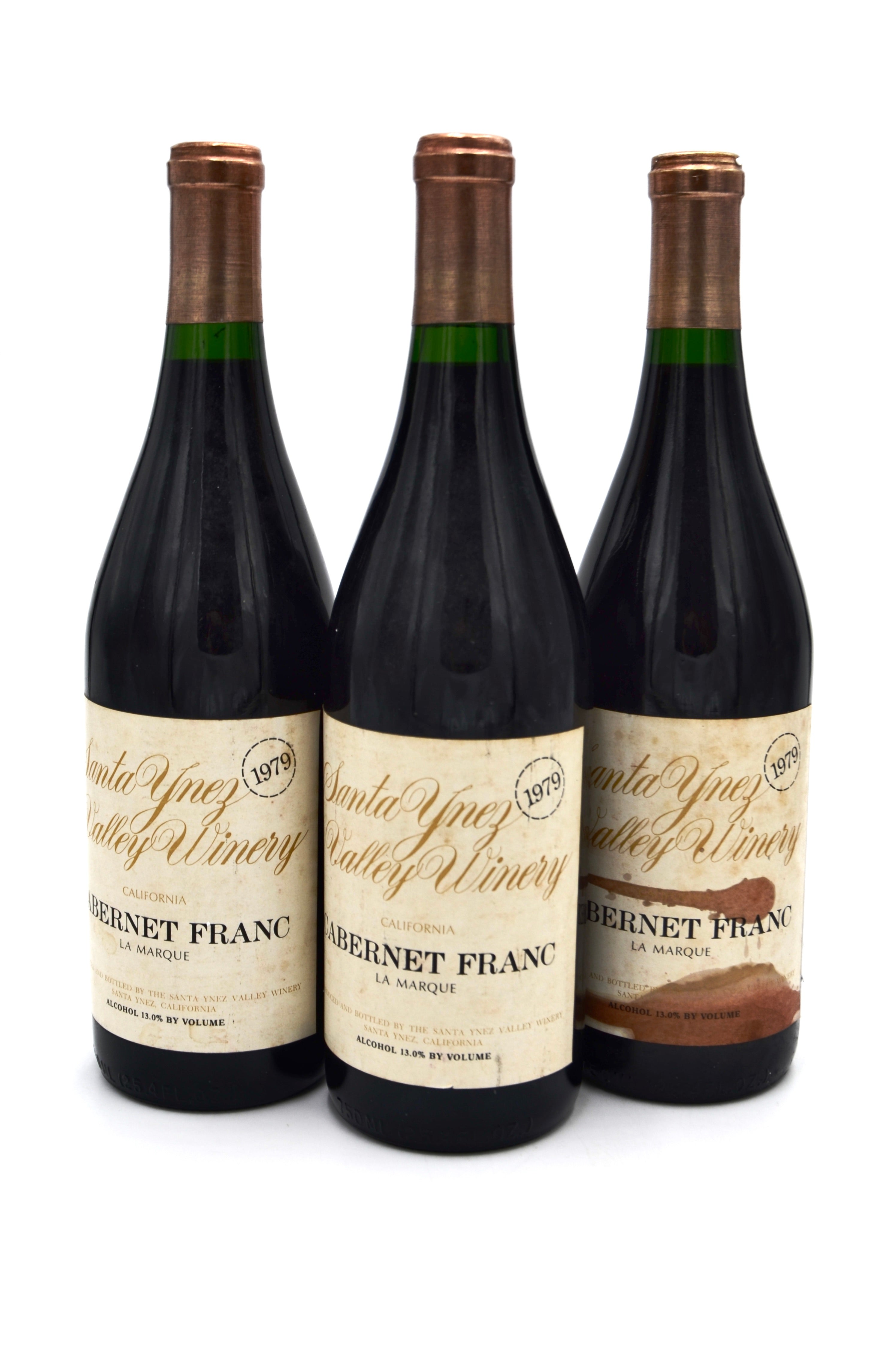 1979 The Santa Ynez Valley Winery Cabernet Franc, La Marque, Santa Ynez Valley