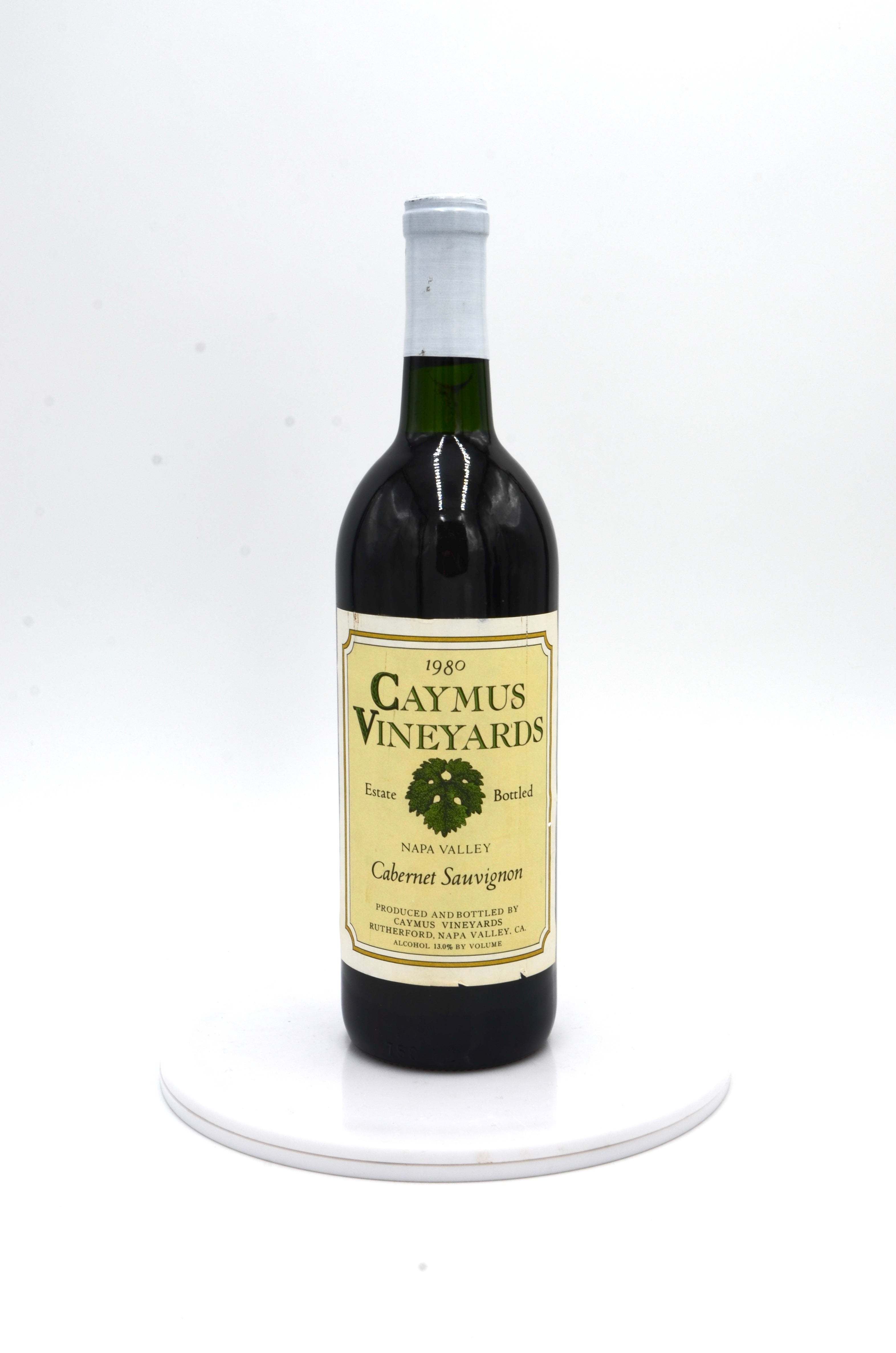 1980 Caymus Cabernet Sauvignon, Rutherford, Napa Valley
