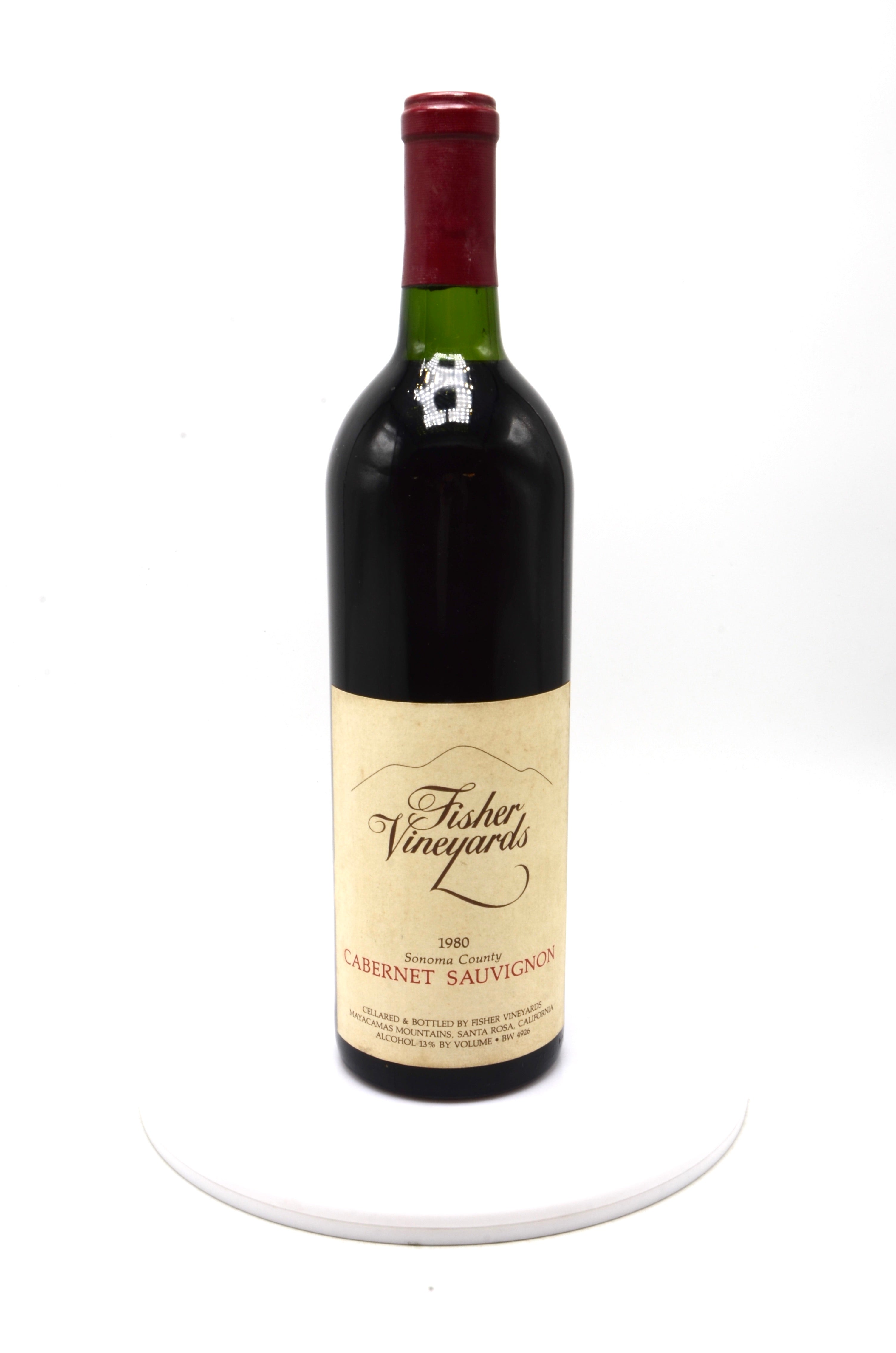 1980 Fisher Vineyards Cabernet Sauvignon, Sonoma County