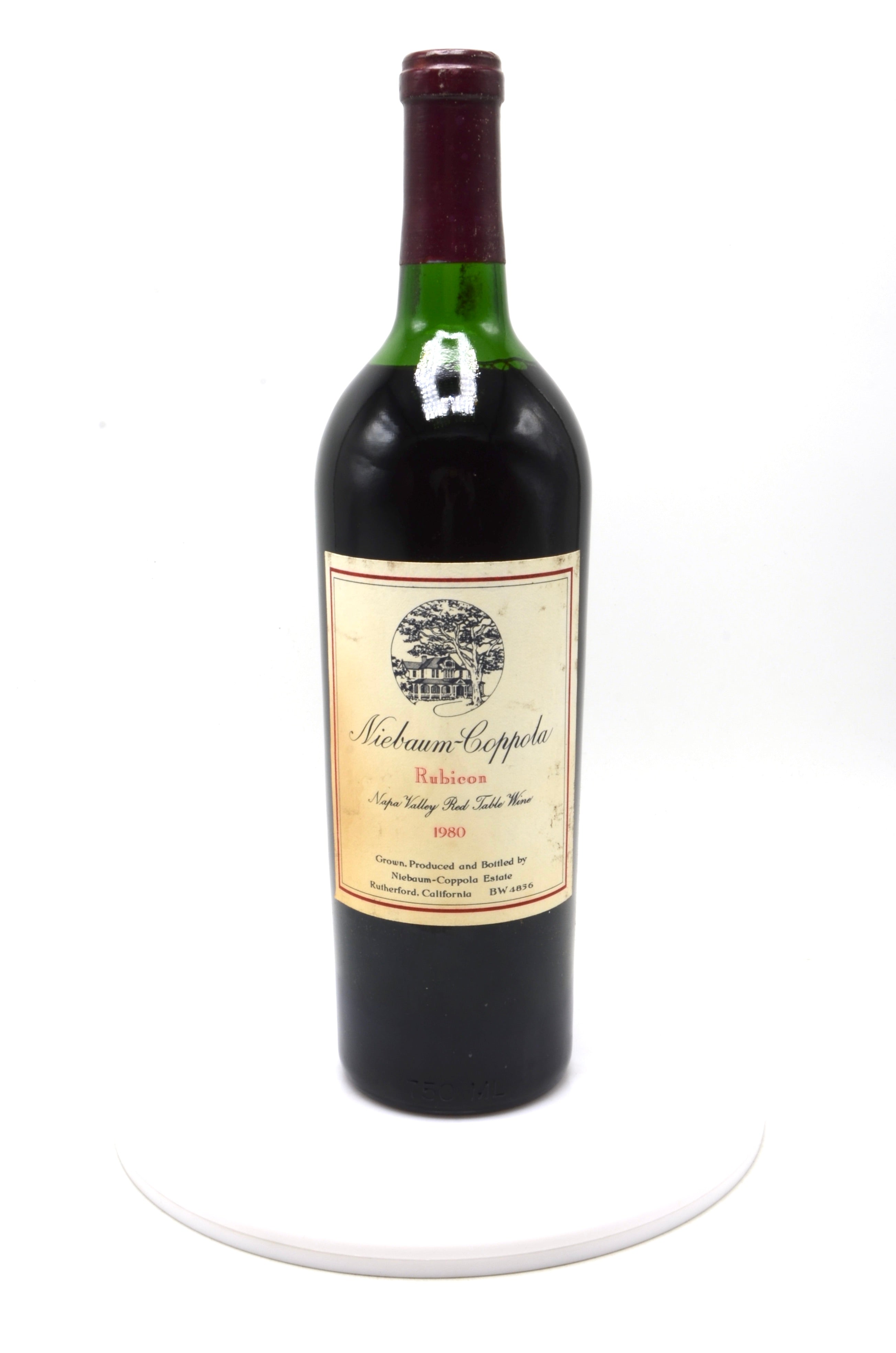 1980 Niebaum-Coppola Rubicon, Rutherford, Napa Valley
