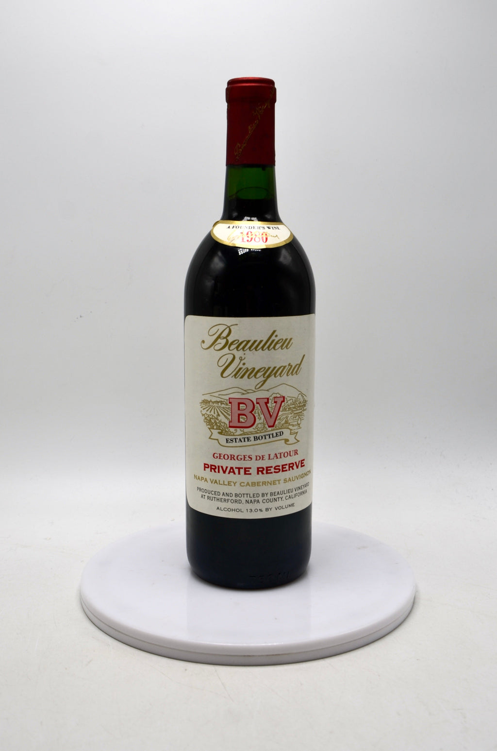 1980 Beaulieu Vineyard Georges de Latour Private Reserve Cabernet Sauvignon, Napa Valley