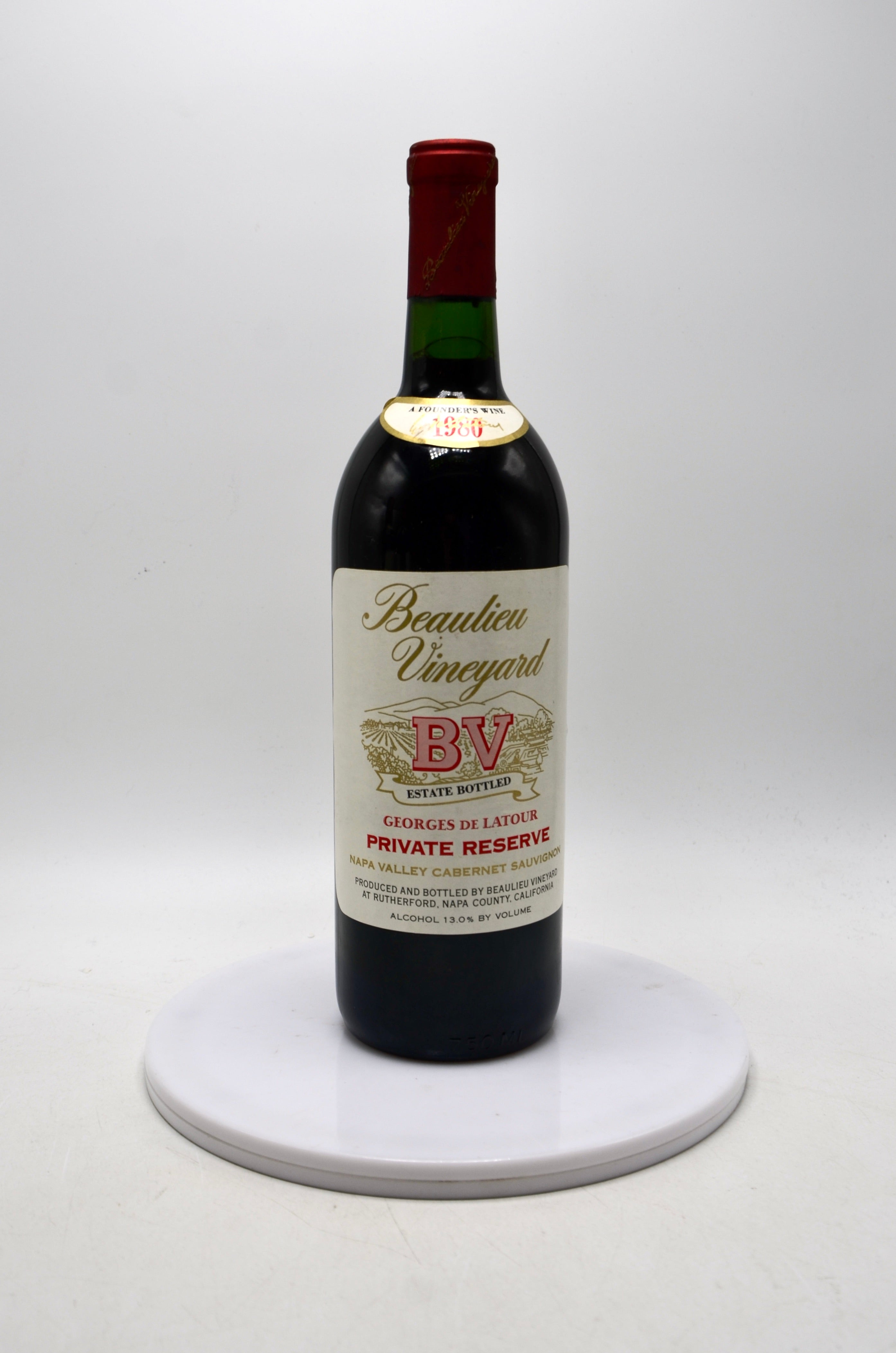1980 Beaulieu Vineyard Georges de Latour Private Reserve Cabernet Sauvignon, Napa Valley