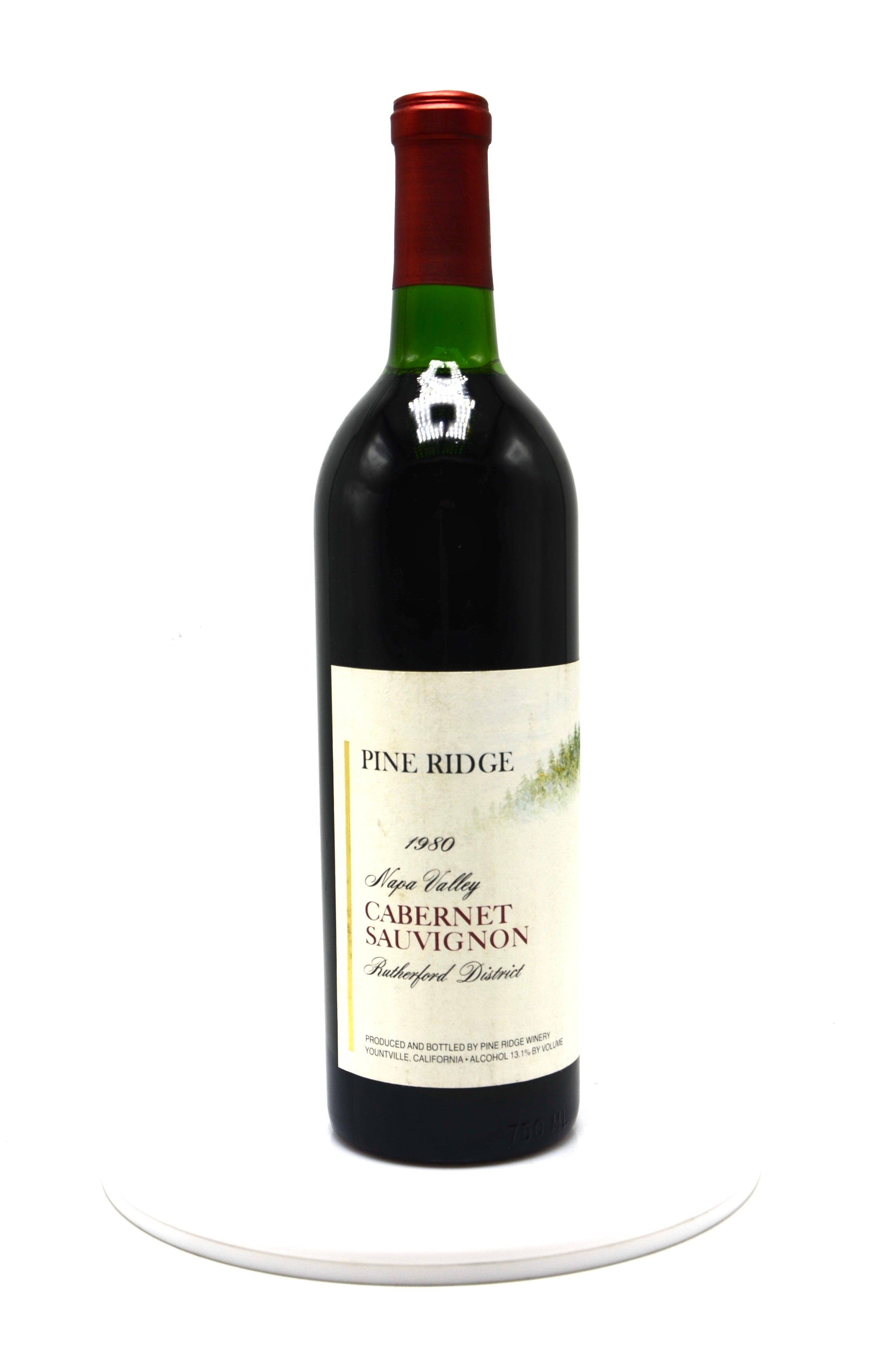 1980 Pine Ridge Cabernet Sauvignon, Rutherford District, Napa Valley