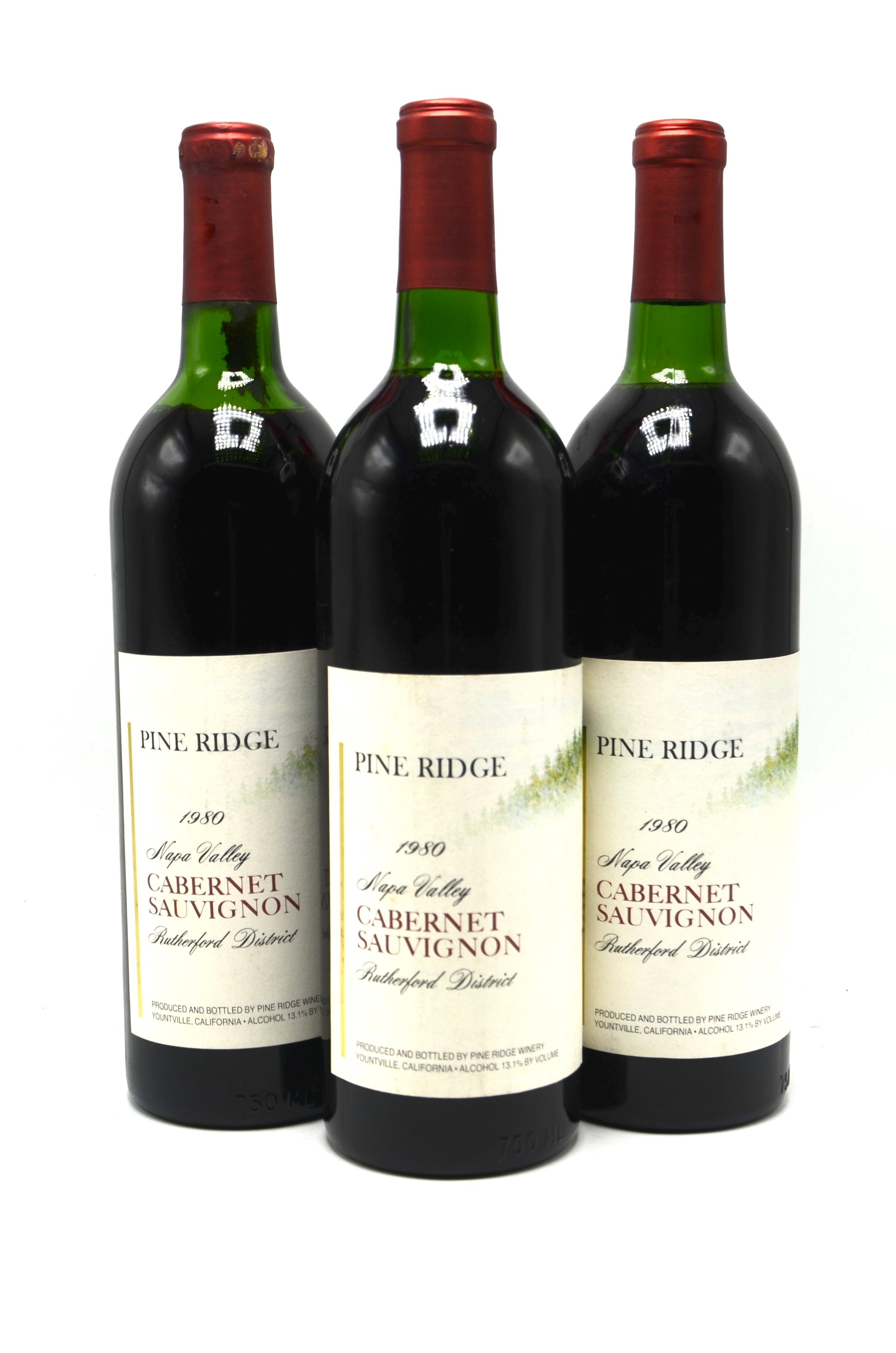 1980 Pine Ridge Cabernet Sauvignon, Rutherford District, Napa Valley