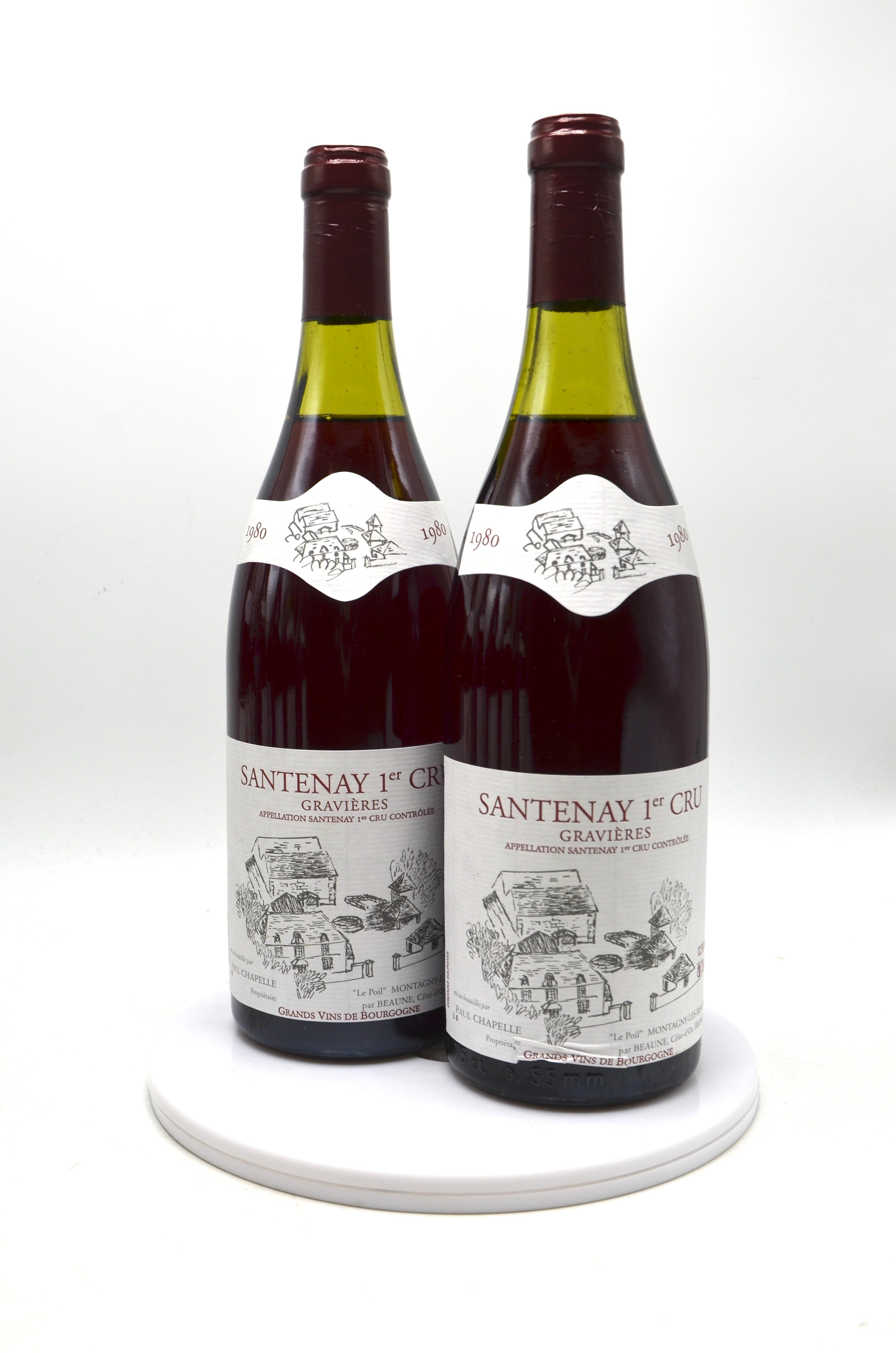 1980 Paul Chapelle et Fils Santenay, Les Gravieres, Premier Cru