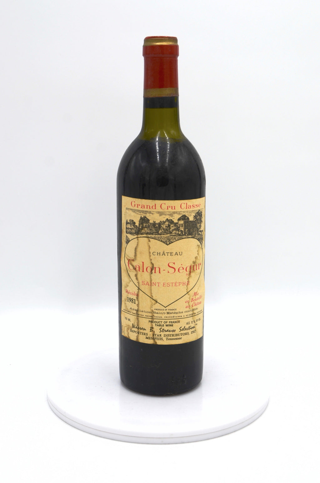 1981 Château Calon-Ségur, St. Estèphe