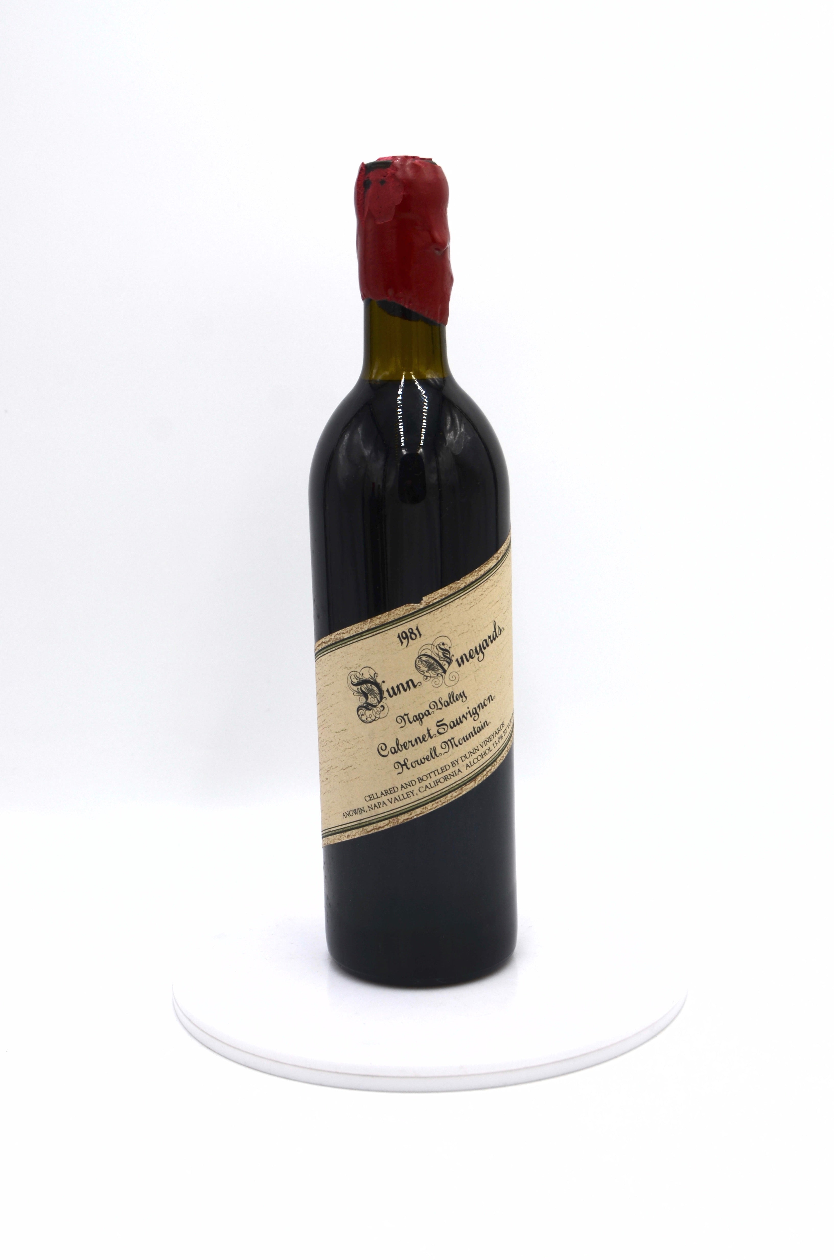 1981 Dunn Vineyards Cabernet Sauvignon, Howell Mountain