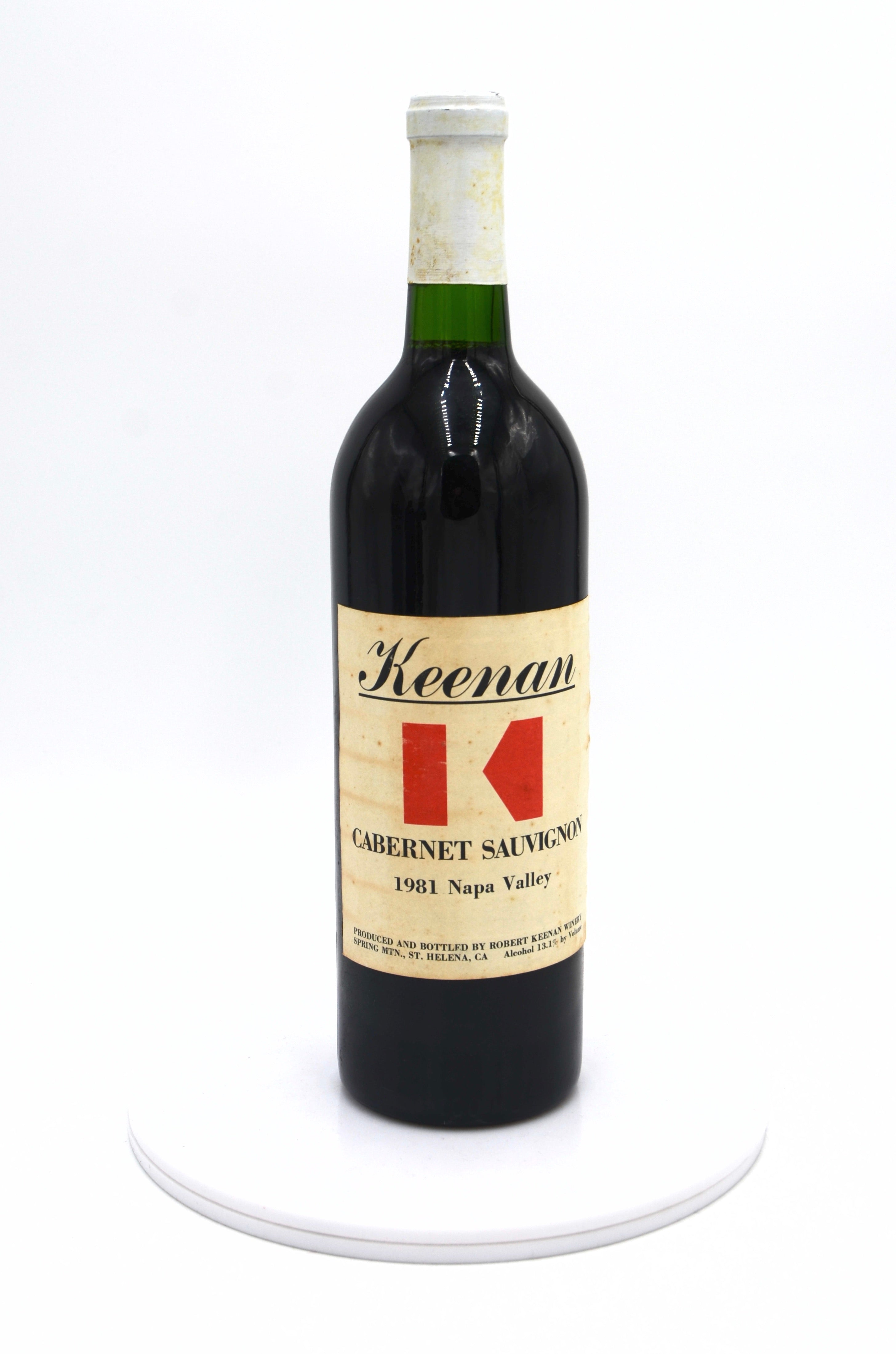 1981 Robert Keenan Cabernet Sauvignon, Napa Valley