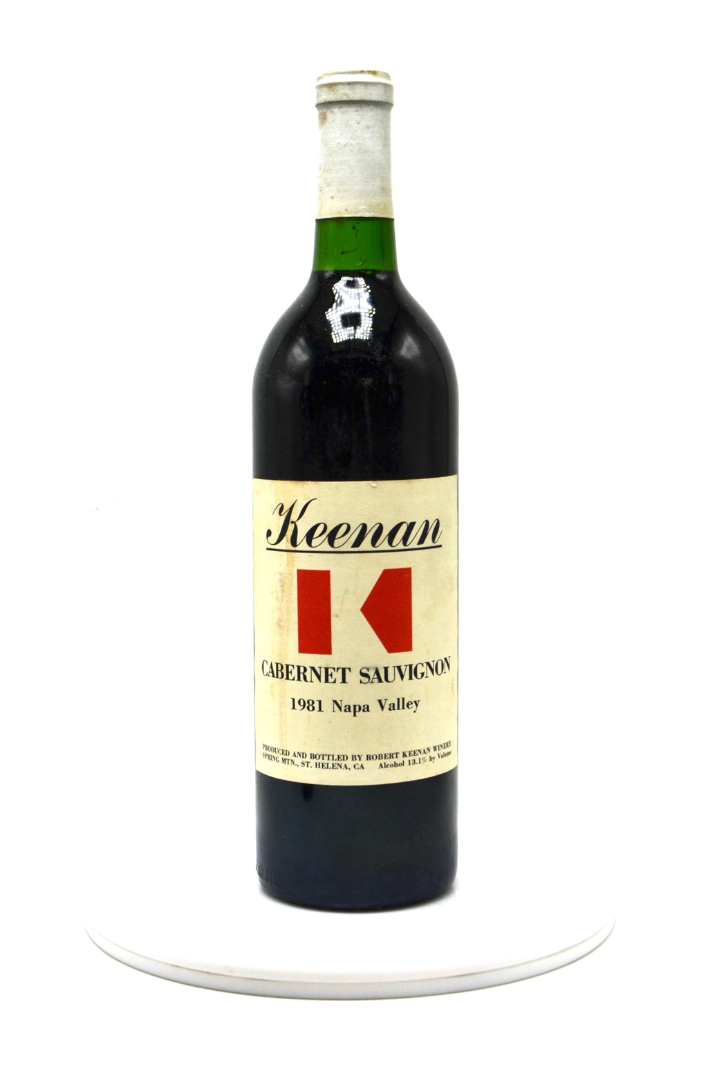 1981 Robert Keenan Cabernet Sauvignon, Napa Valley