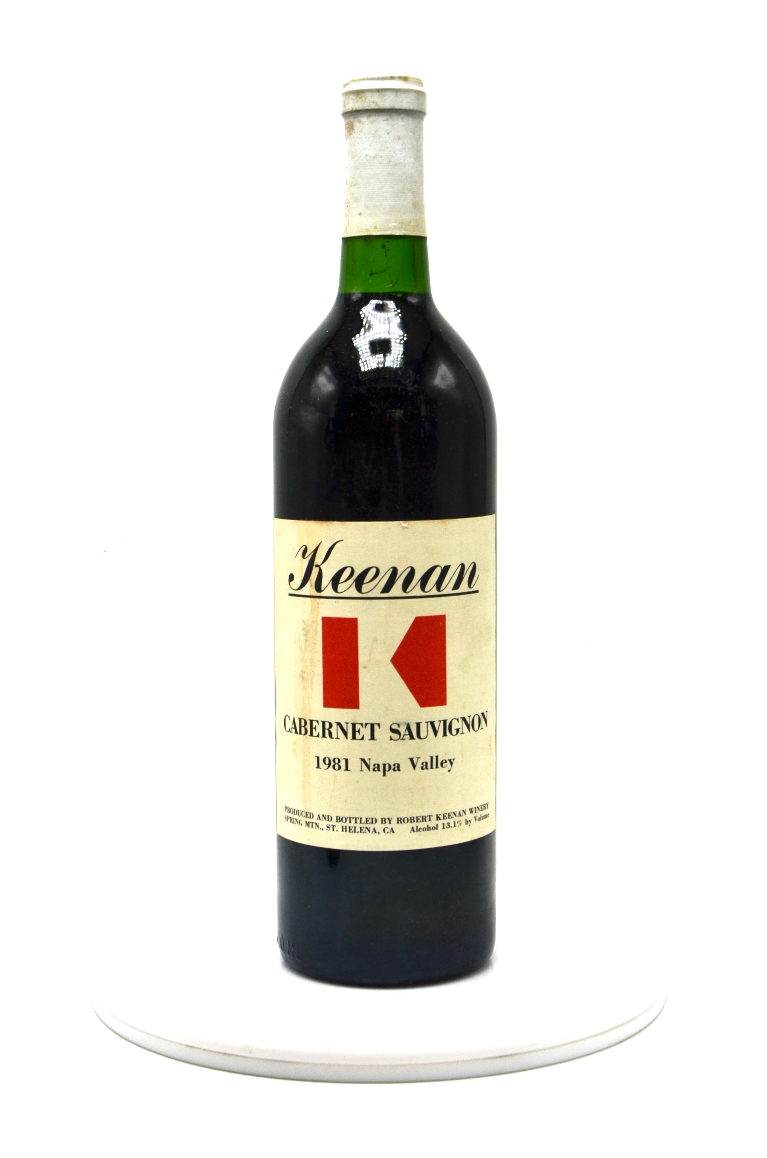 1981 Robert Keenan Cabernet Sauvignon, Napa Valley