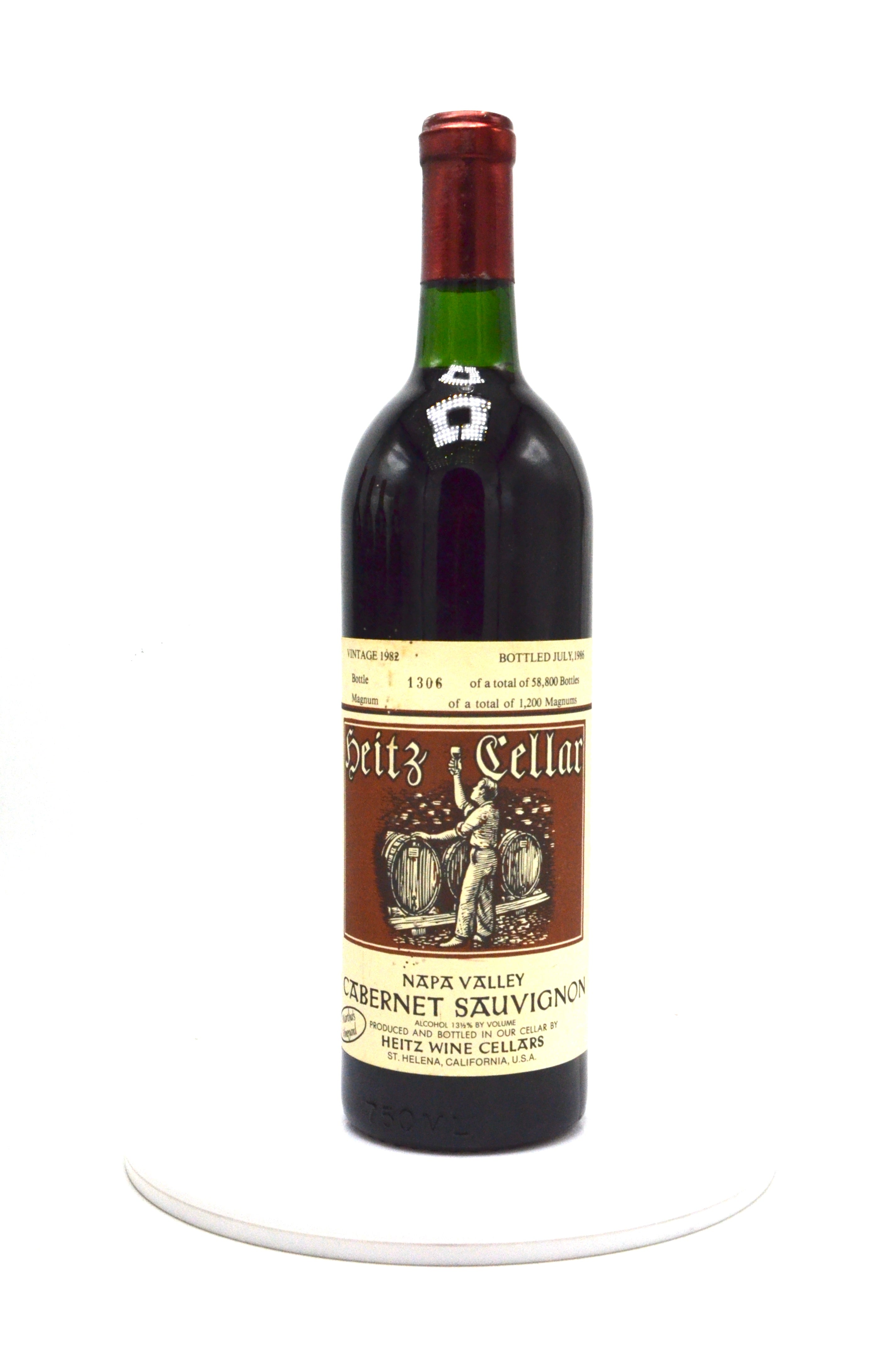 1982 Heitz Cellars Cabernet Sauvignon, Bella Oaks Vineyard, Napa Valley