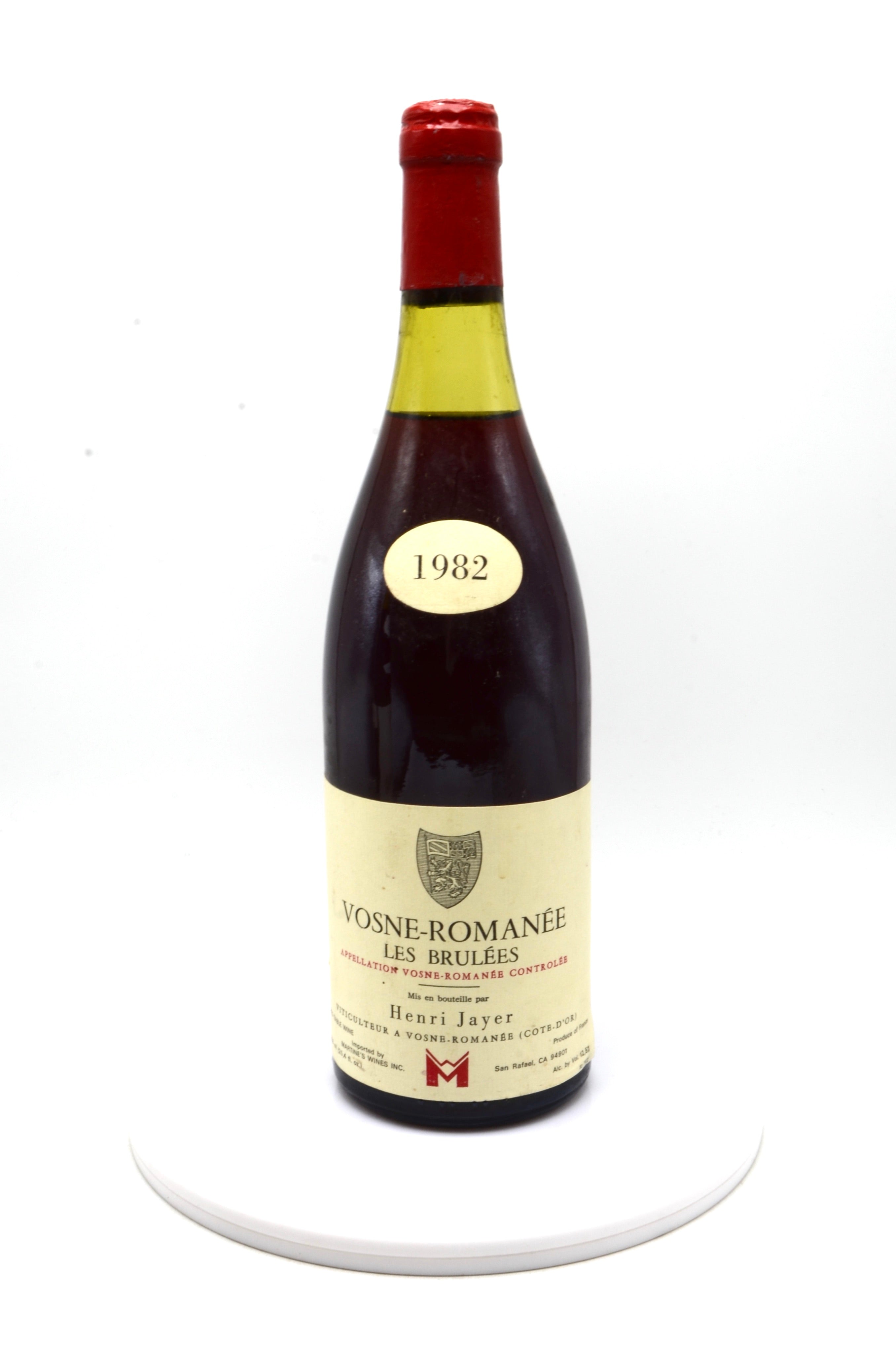 1982 Henri Jayer Vosne-Romanee, Les Brûlées, Premier Cru