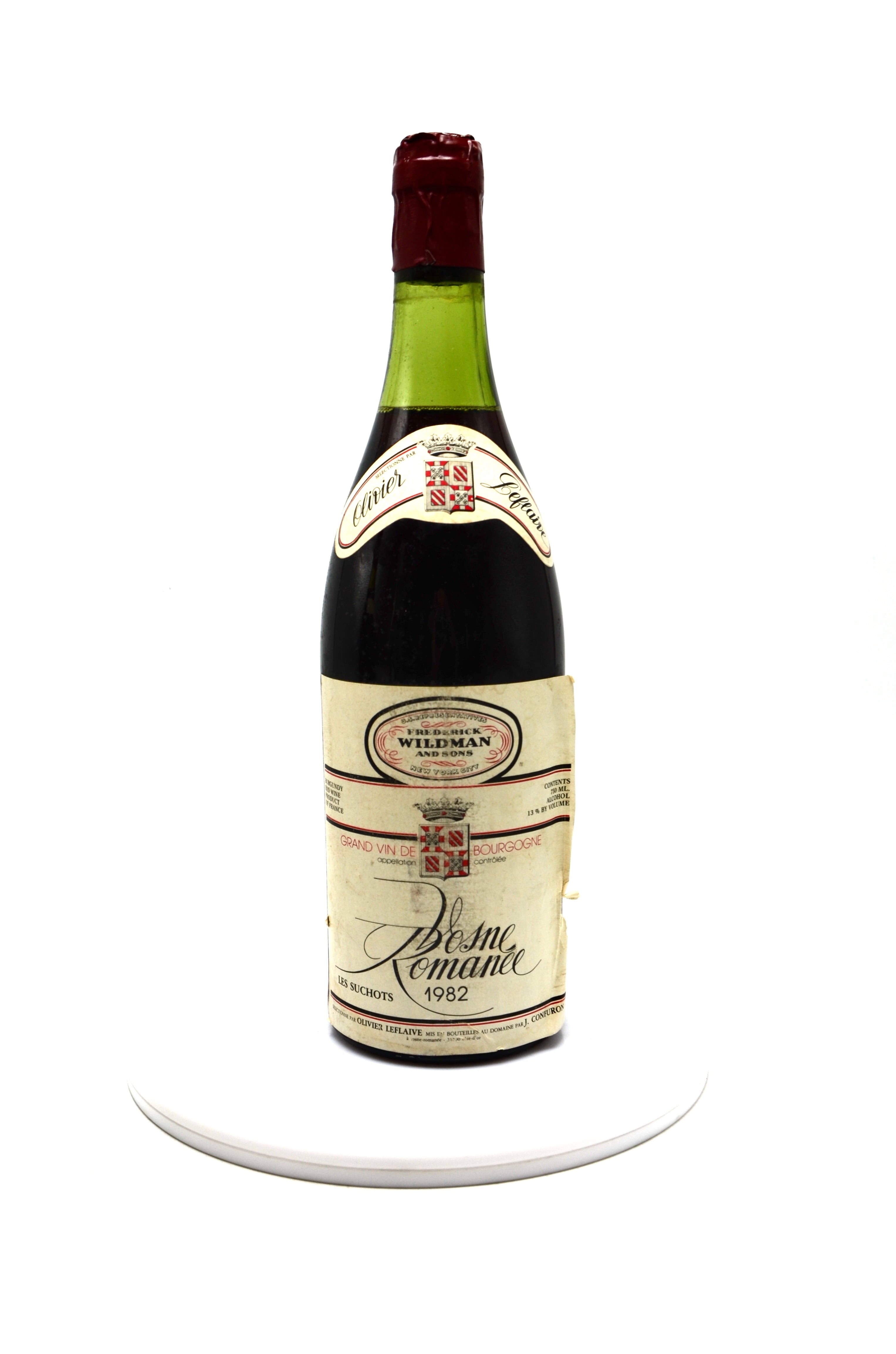 1982 Olivier Leflaive Vosne Romanee, Les Suchots, Premier Cru (Bottled by J. Confuron)