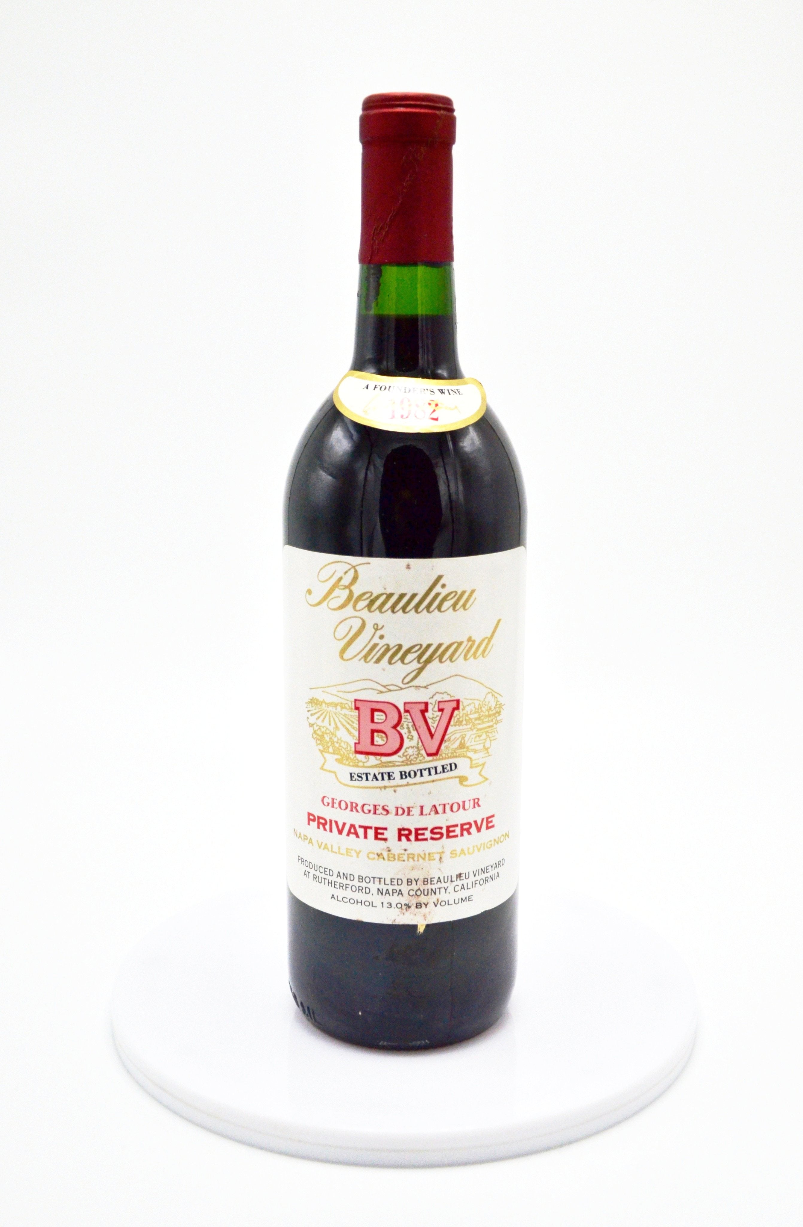 1982 Beaulieu Vineyard Georges de Latour Private Reserve Cabernet Sauvignon, Napa Valley