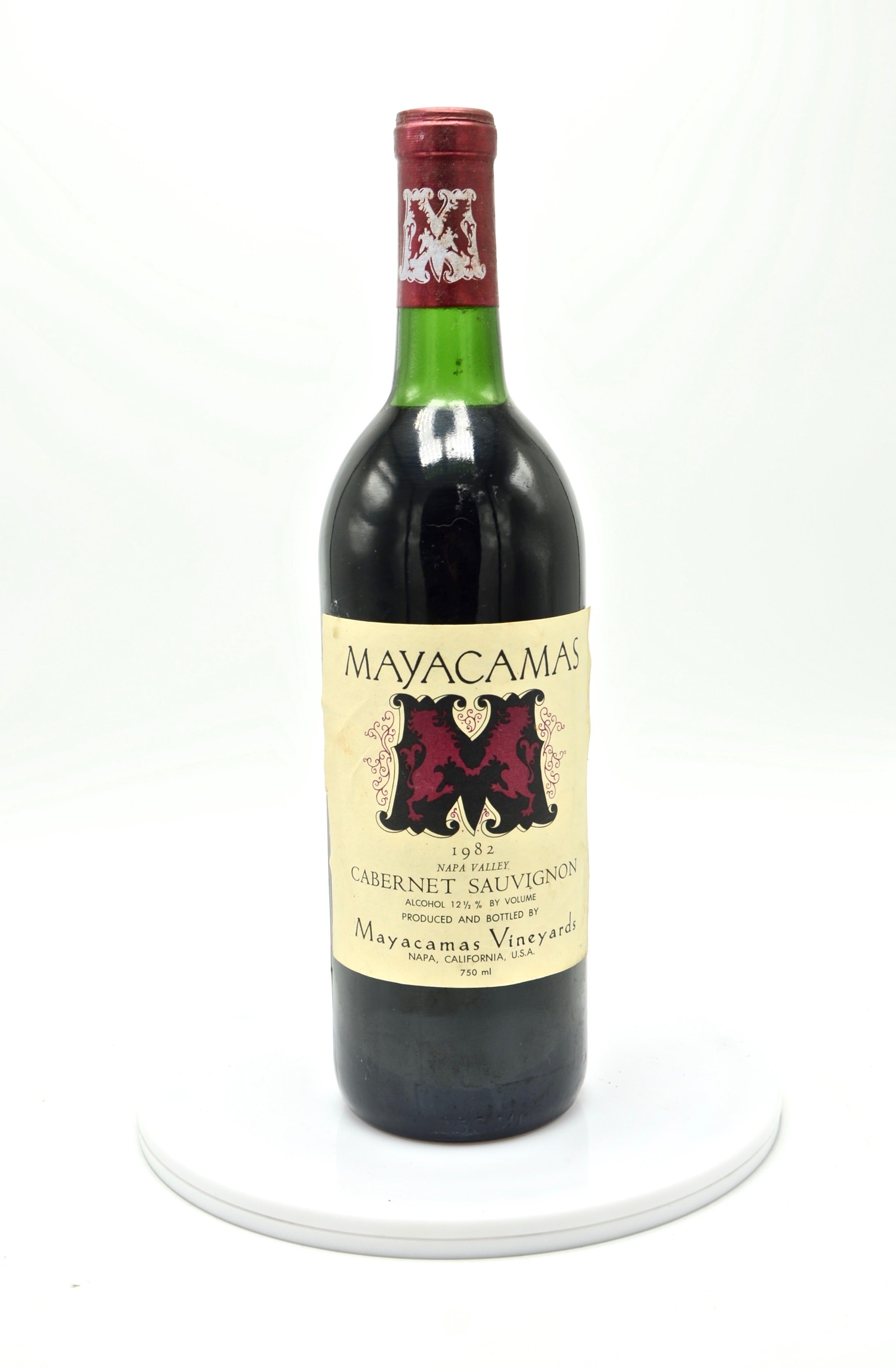 1982 Mayacamas Cabernet Sauvignon, Napa Valley