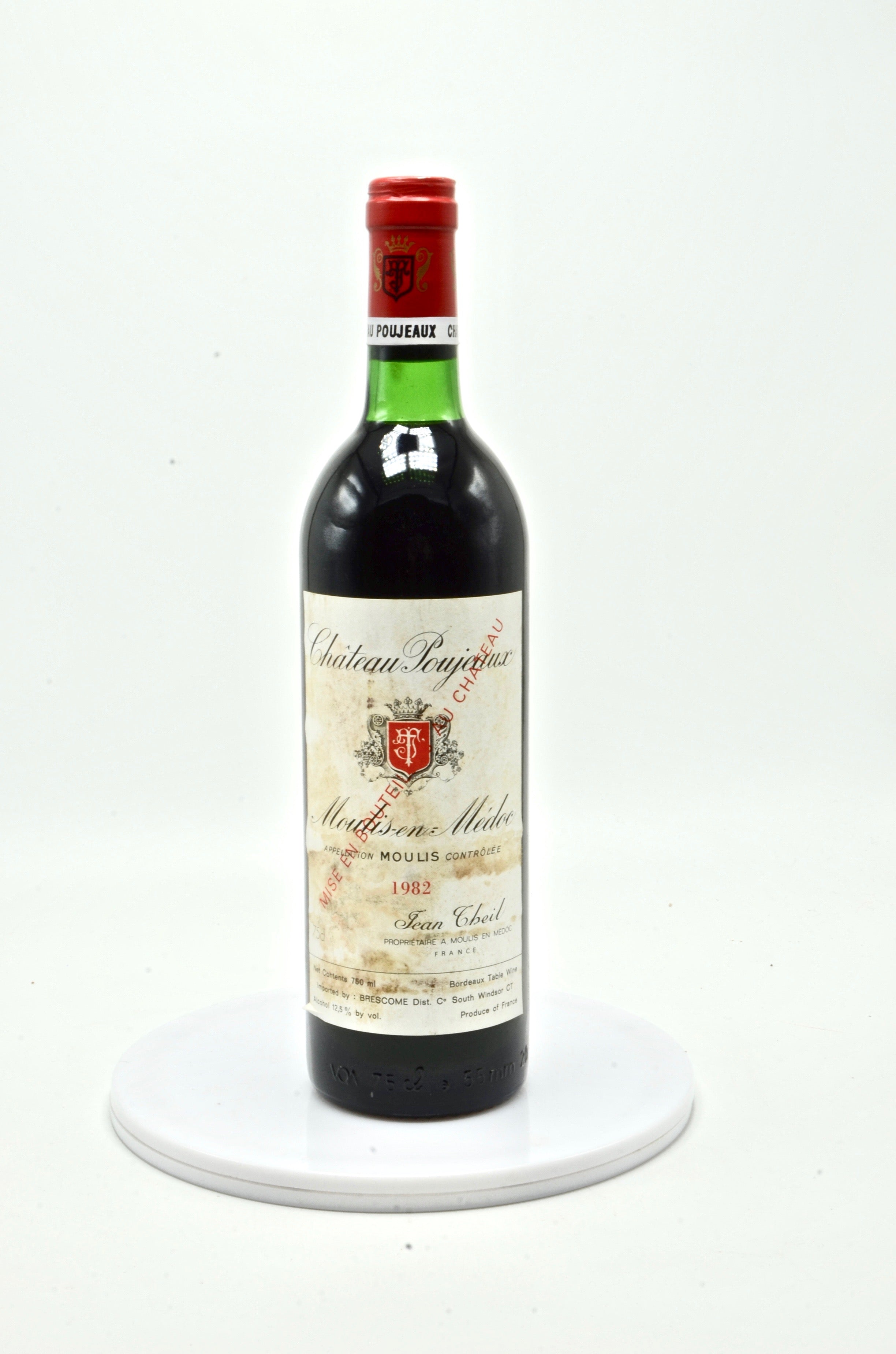 1982 Château Poujeaux, Moulis en Medoc
