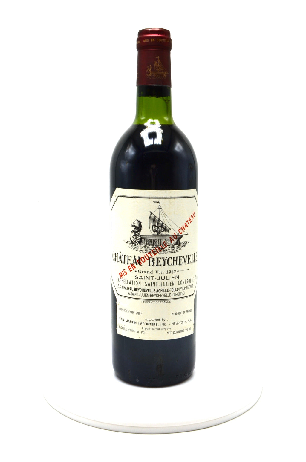 1982 Château Beychevelle, St. Julien