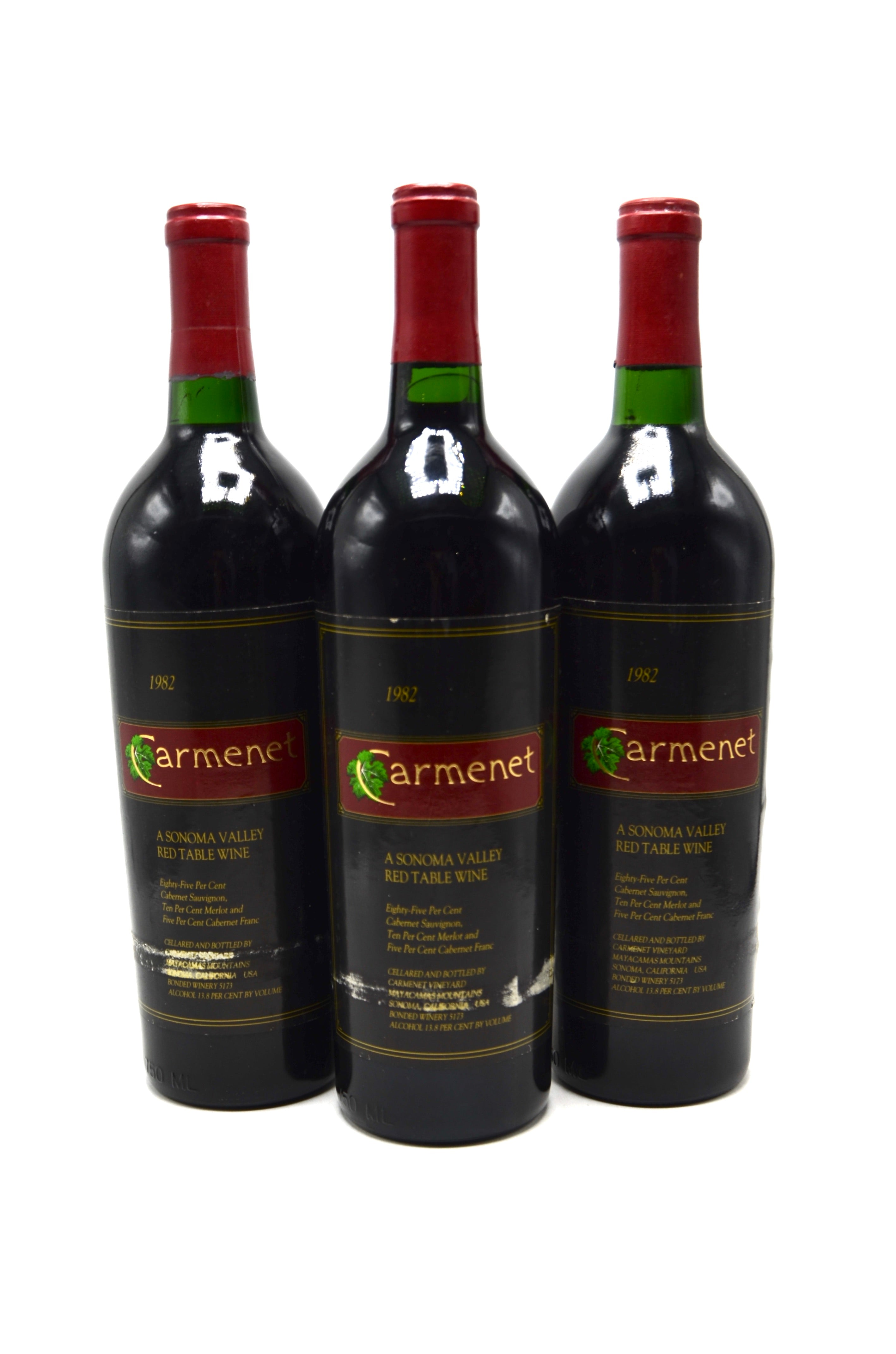 1982 Carmenet Estate Red, Sonoma Valley