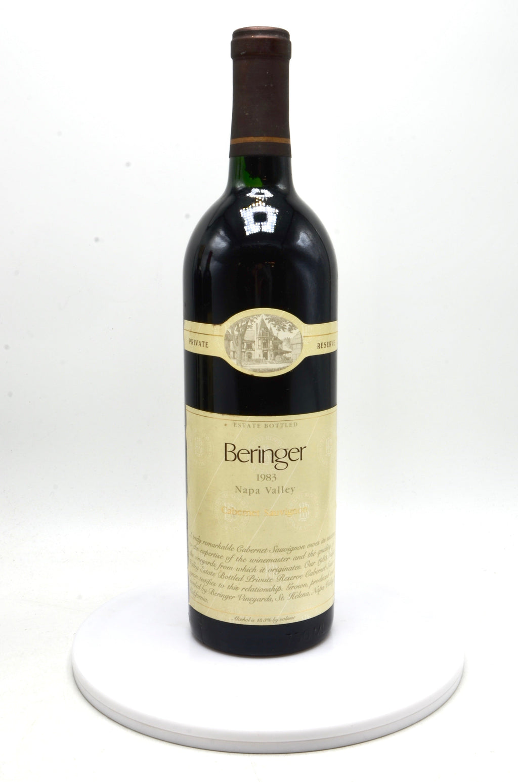 1983 Beringer Private Reserve Cabernet Sauvignon, Napa Valley