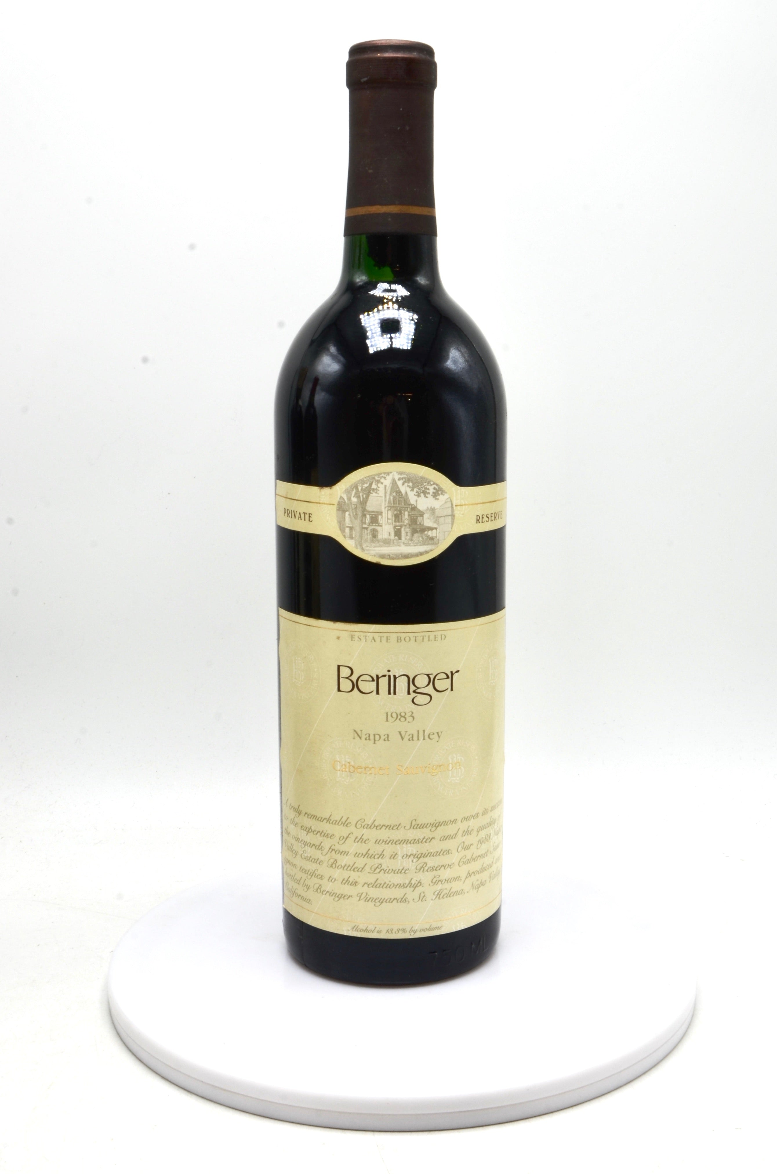 1983 Beringer Private Reserve Cabernet Sauvignon, Napa Valley
