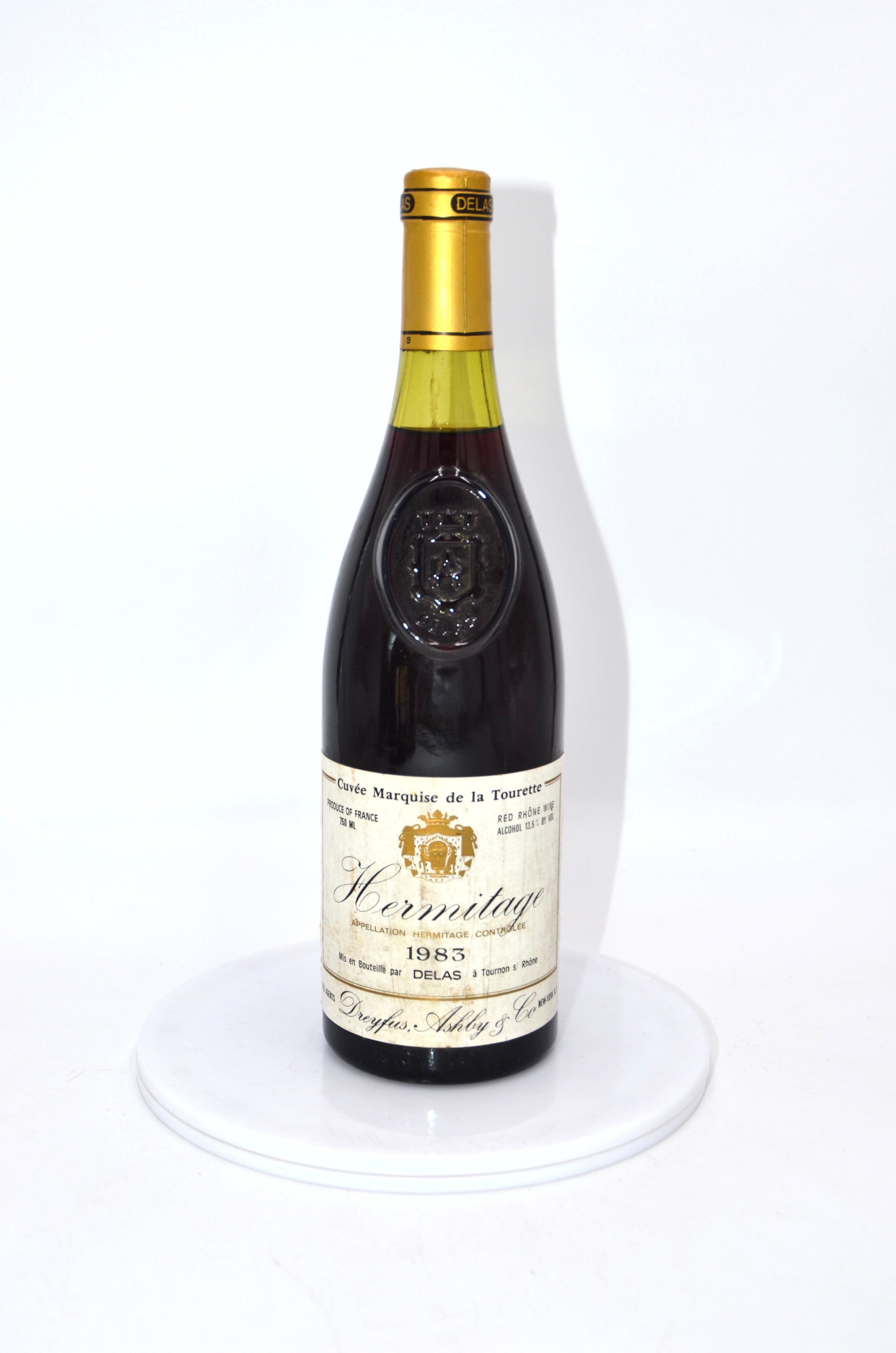 1983 Delas Hermitage, Cuvee Marquise de la Tourette, Rhône