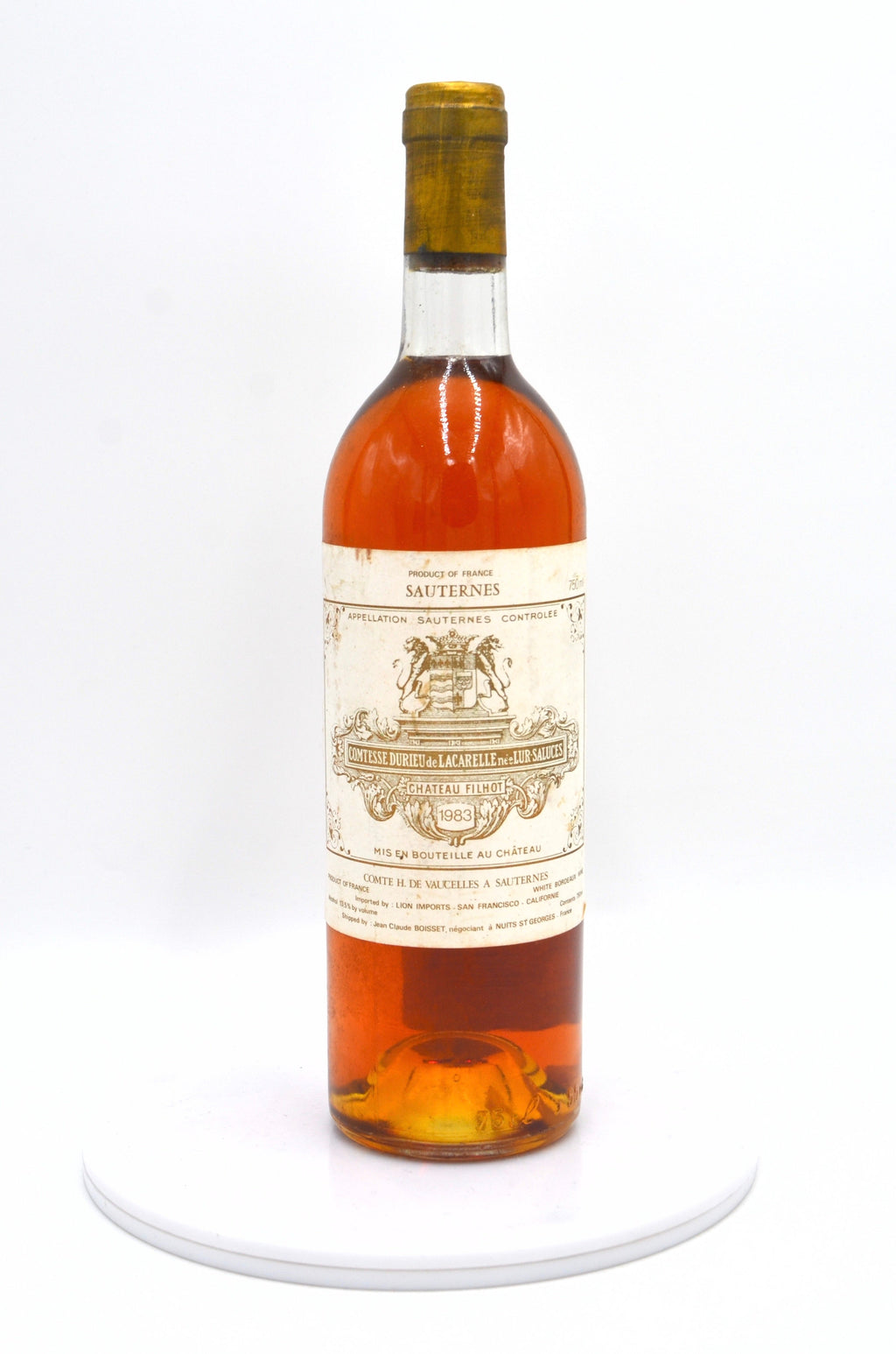 1983 Château Filhot, Sauternes