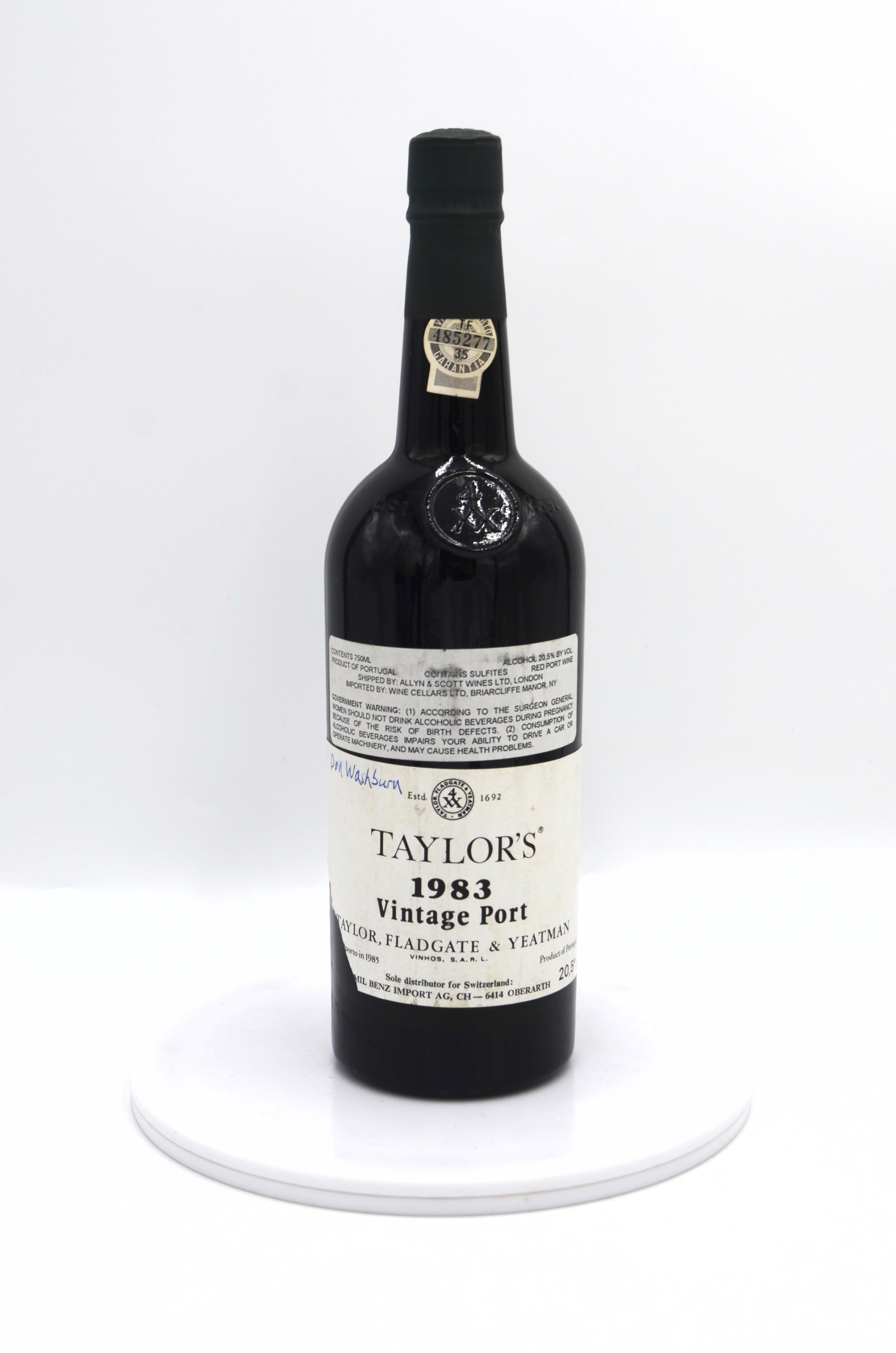 1983 Taylor Fladgate Vintage Port