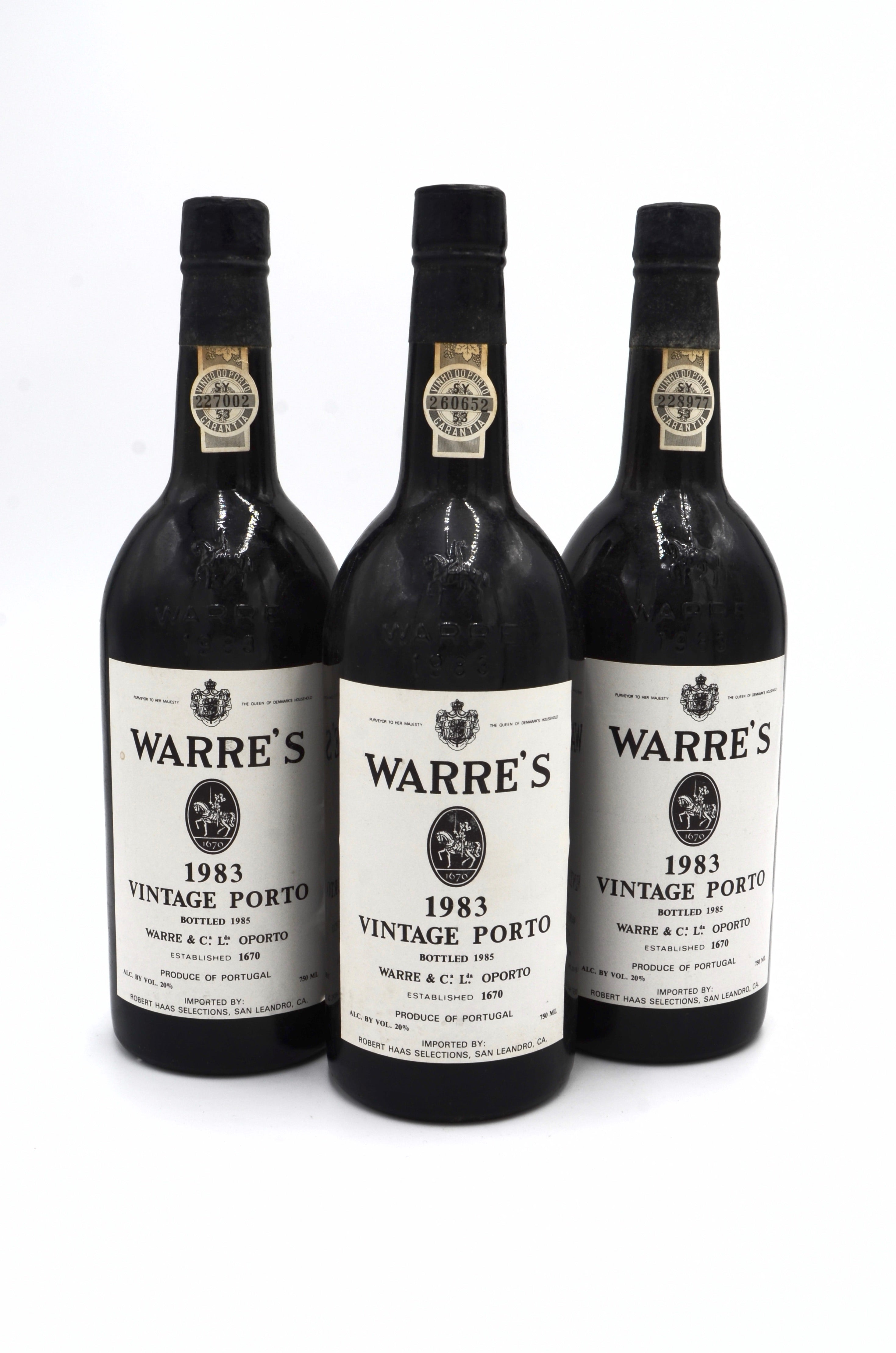 1983 Warre's Vintage Port