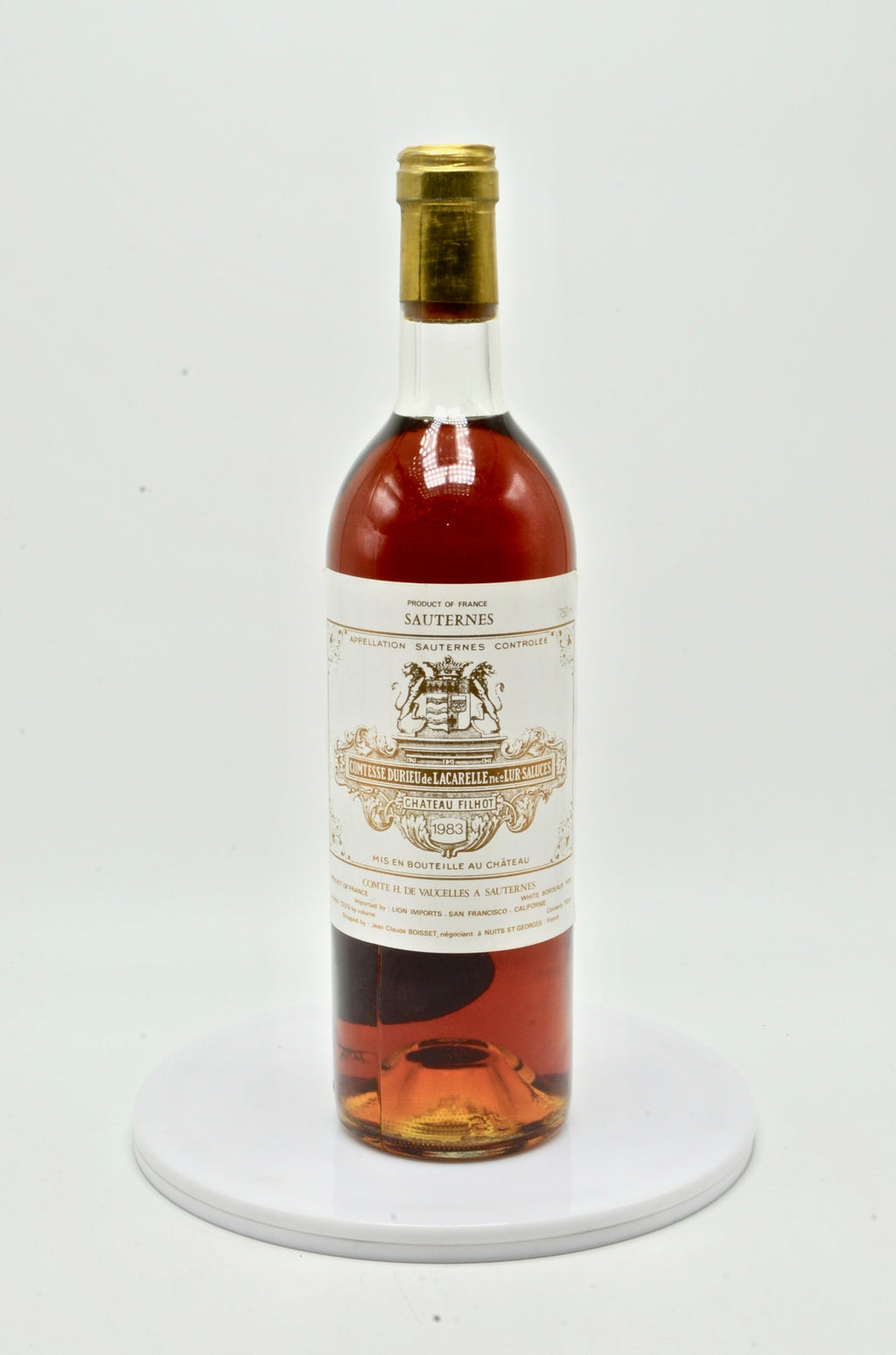 1983 Château Filhot, Sauternes