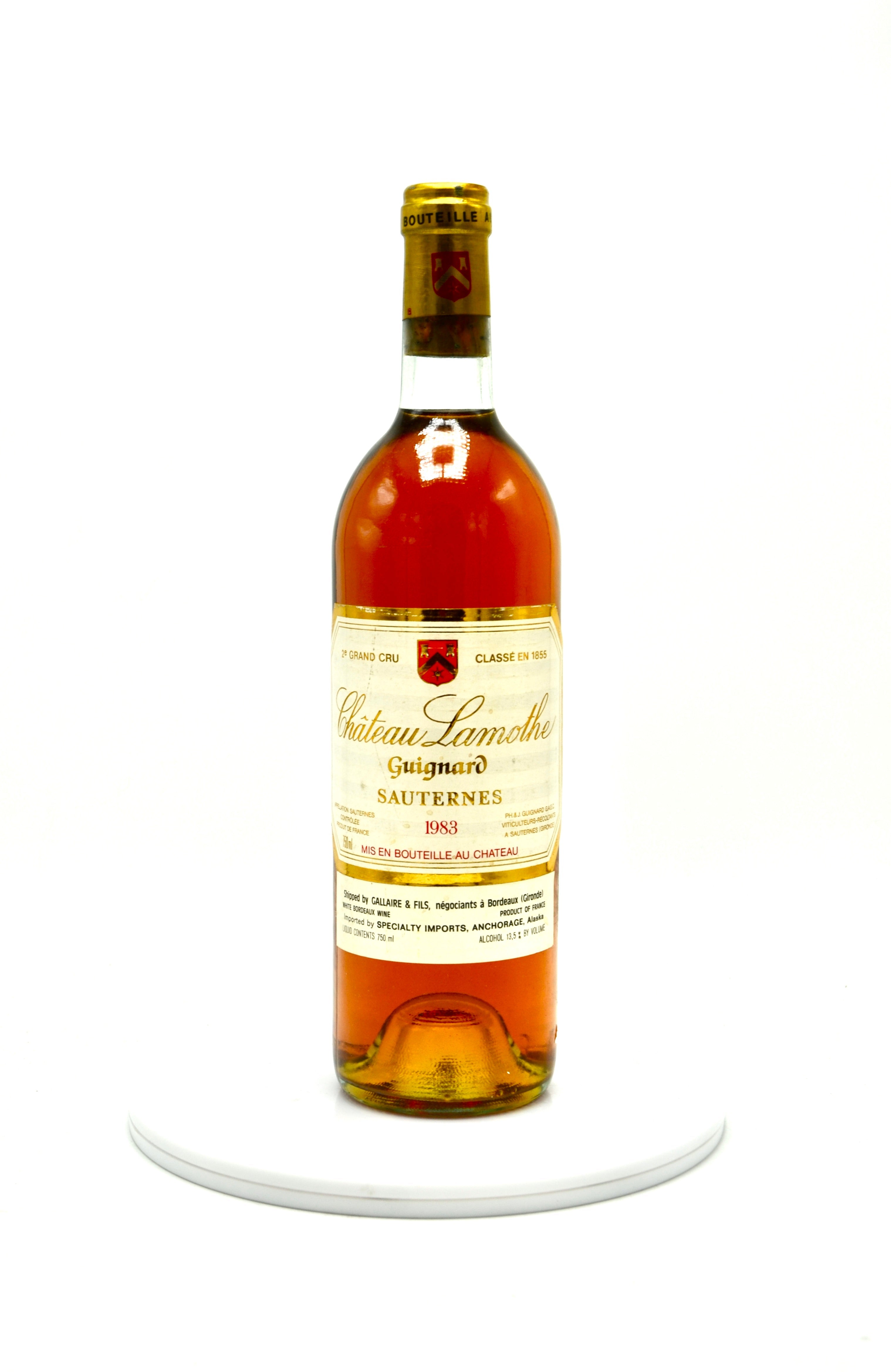1983 Château Lamothe Guignard, Sauternes