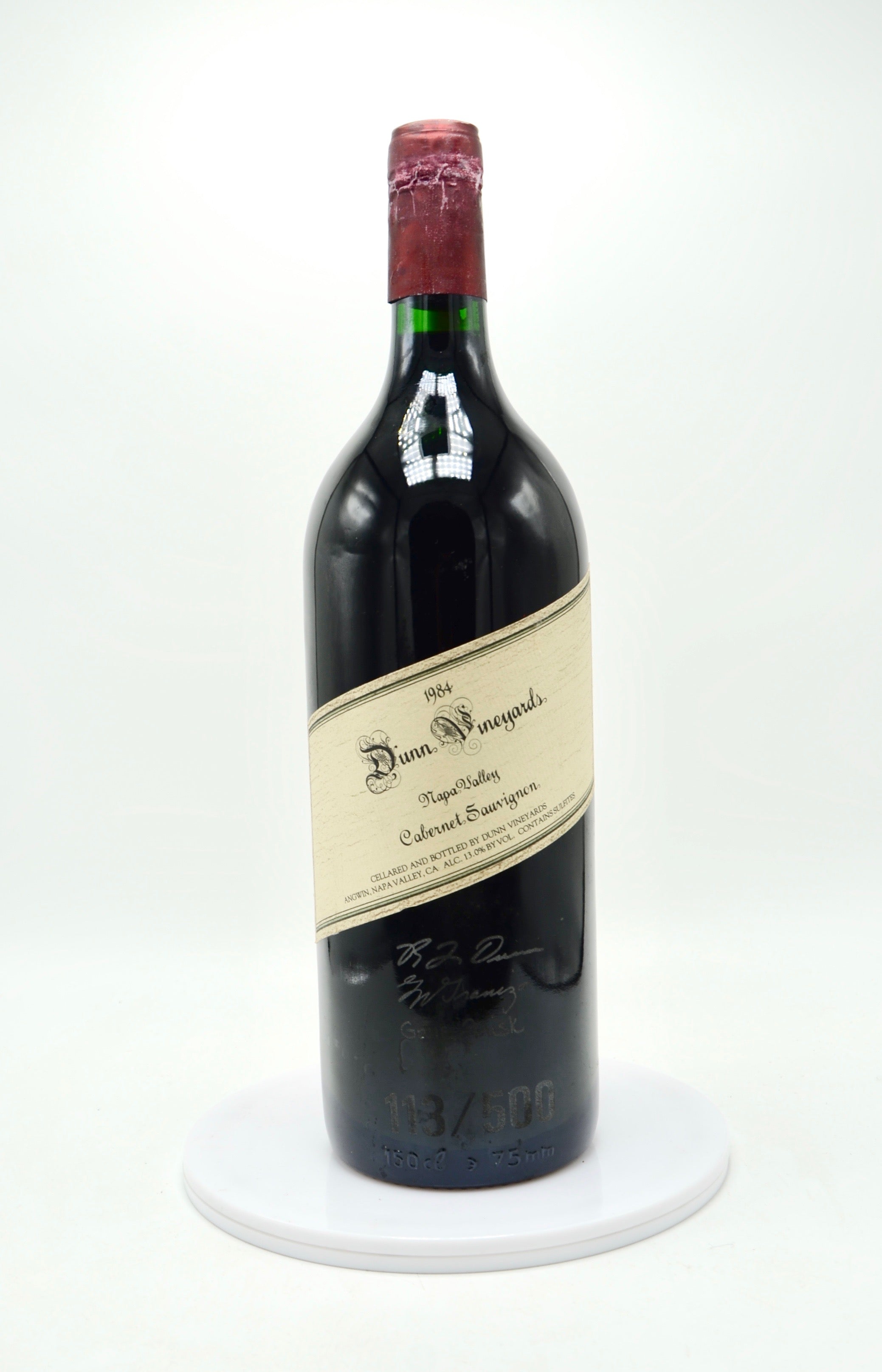 1984 Dunn Vineyards Cabernet Sauvignon, Artist Series, Napa Valley (magnum)