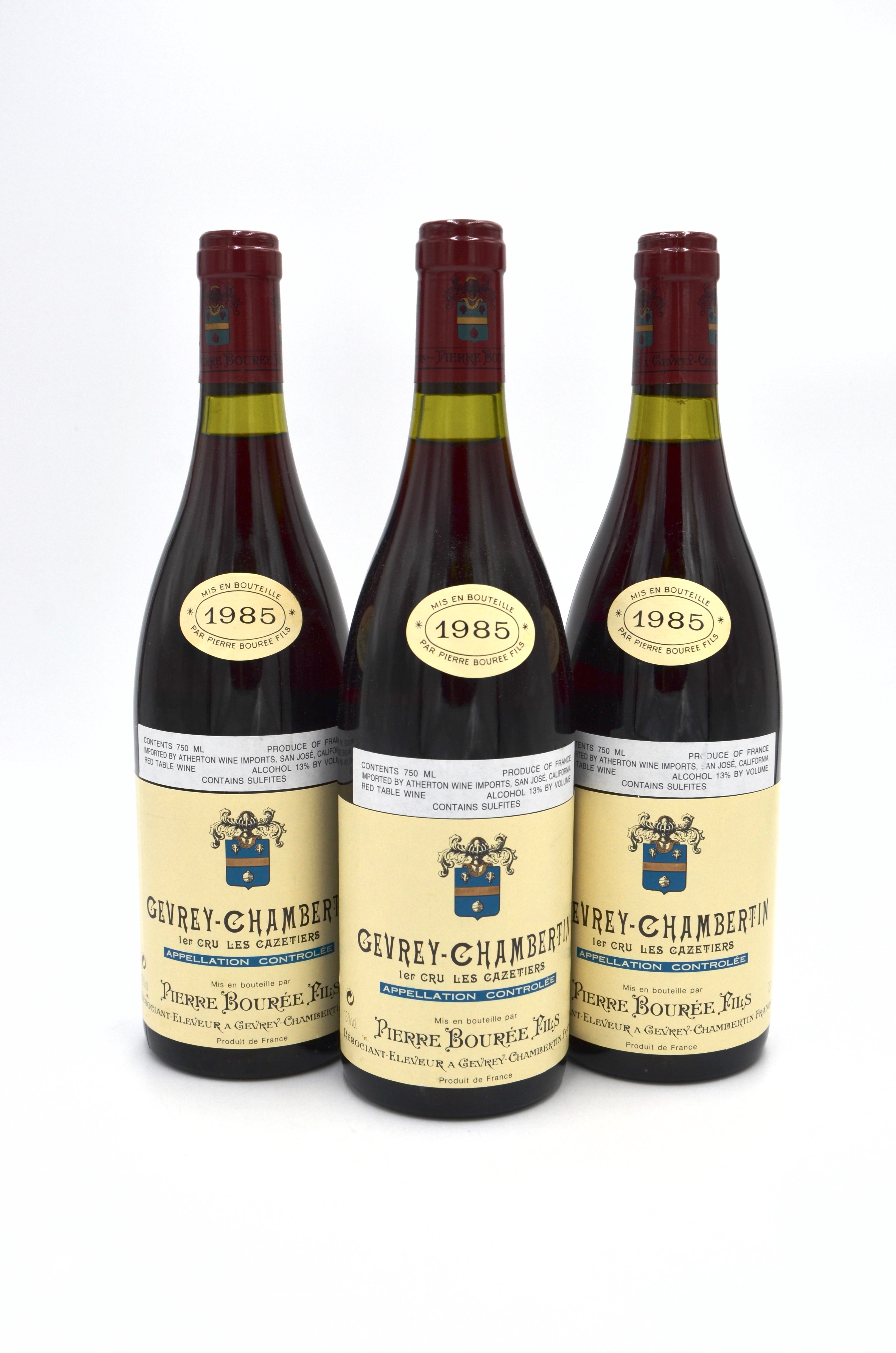 1985 Pierre Bouree Fils Gevrey-Chambertin, Les Cazetiers, Premier Cru