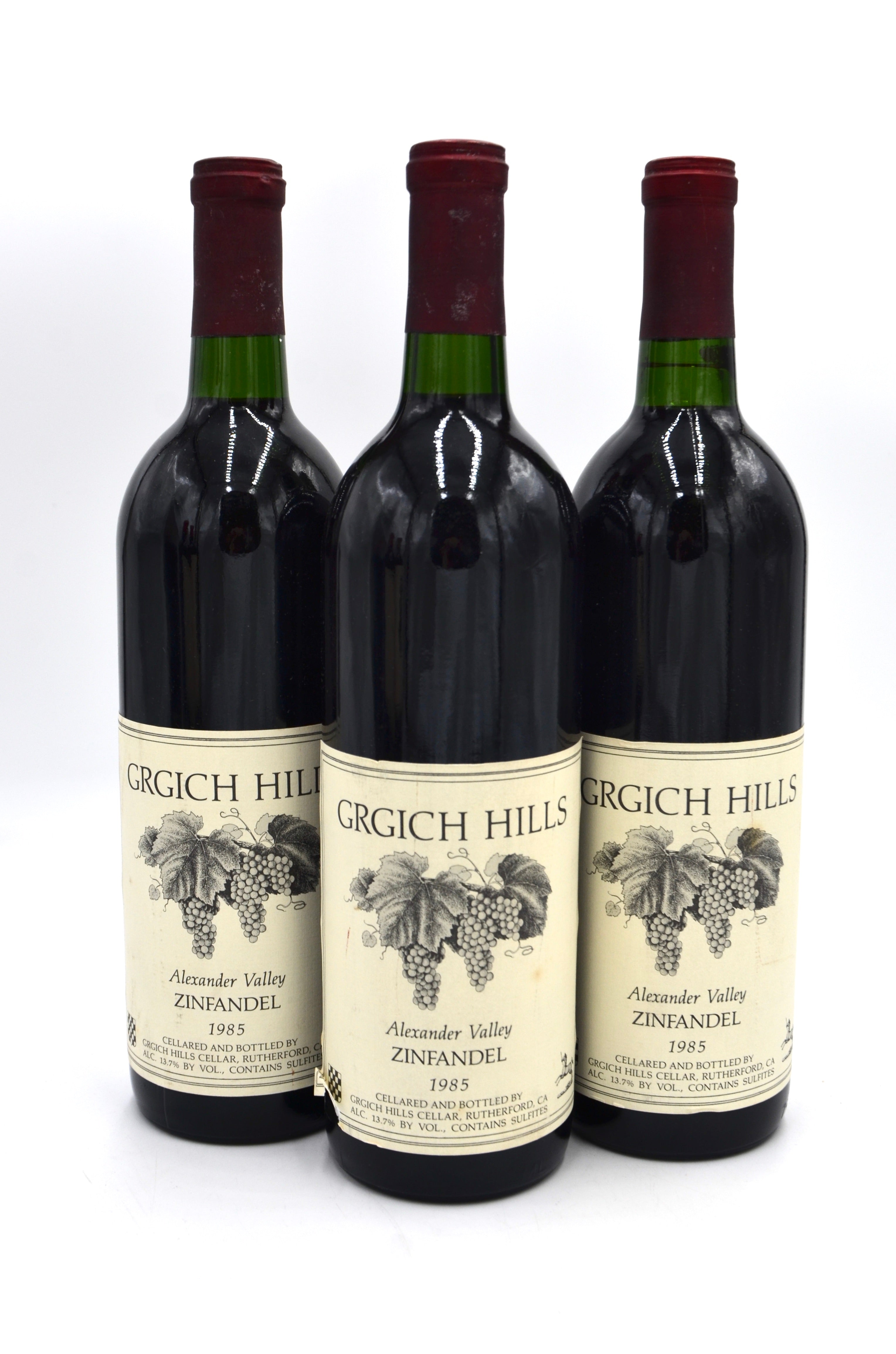 1985 Grgich Hills Zinfandel, Alexander Valley