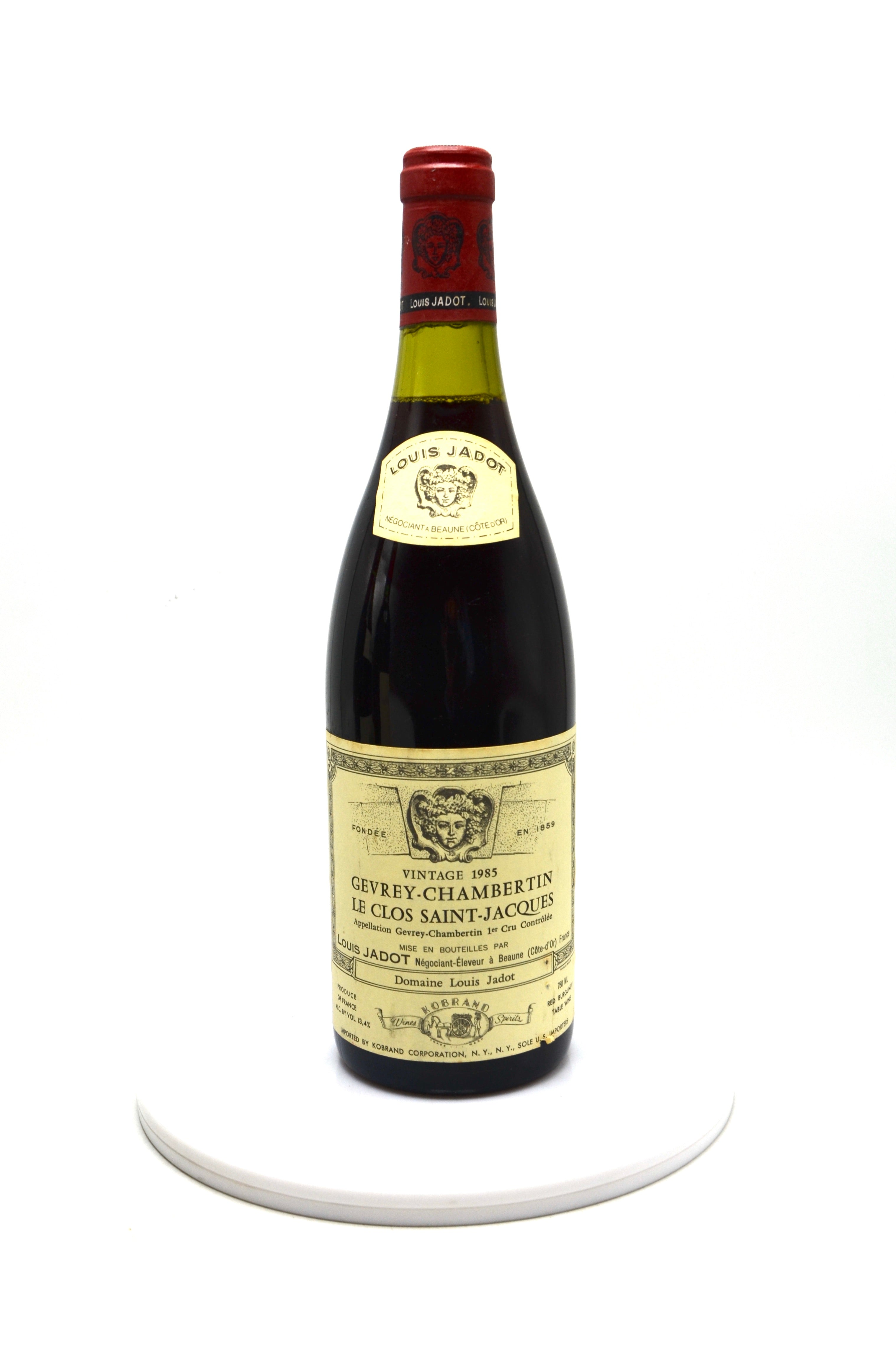 1985 Louis Jadot Gevrey-Chambertin, Le Clos Saint-Jacques, Premier Cru