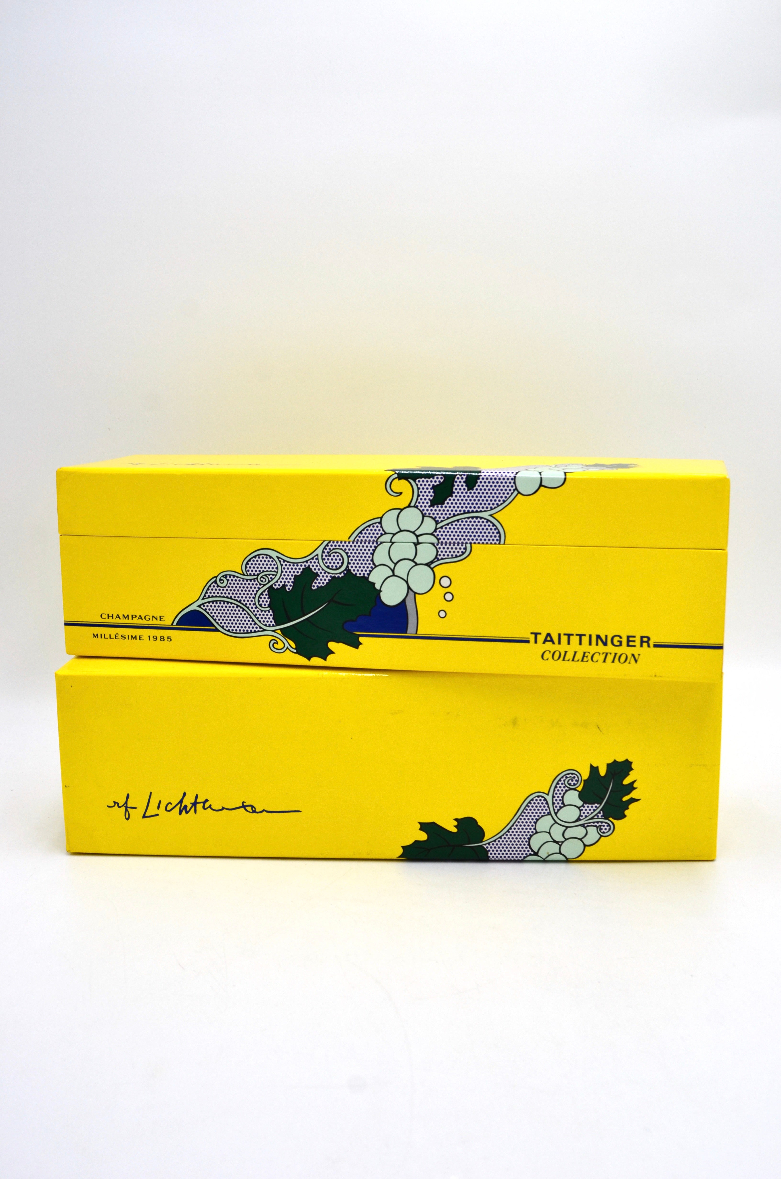 1985 Taittinger Vintage Brut Champagne, Artist Collection (Roy Lichtenstein)