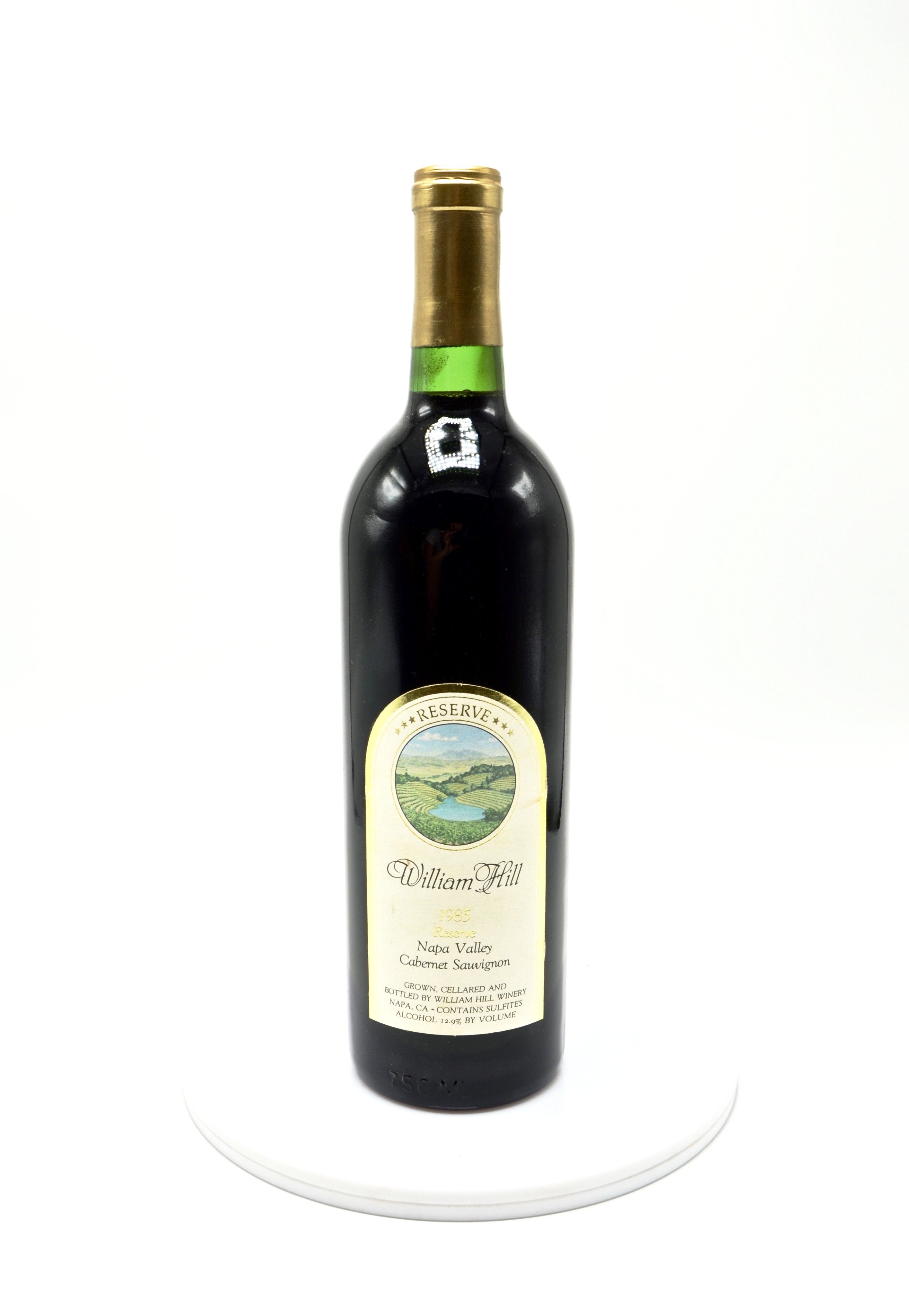 1985 William Hill Reserve Cabernet Sauvignon, Napa Valley